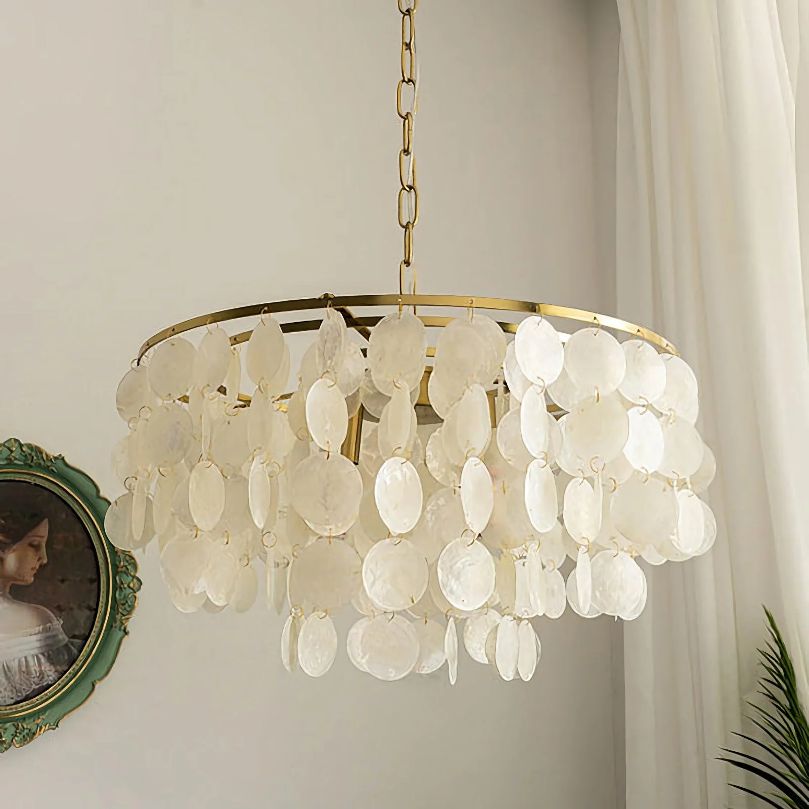 Shell Wind Chime Chandelier - Image 13