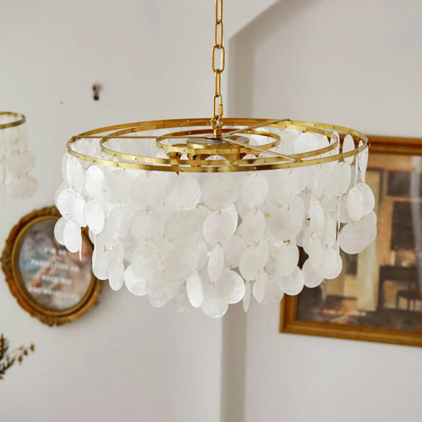 Shell Wind Chime Chandelier - Image 14