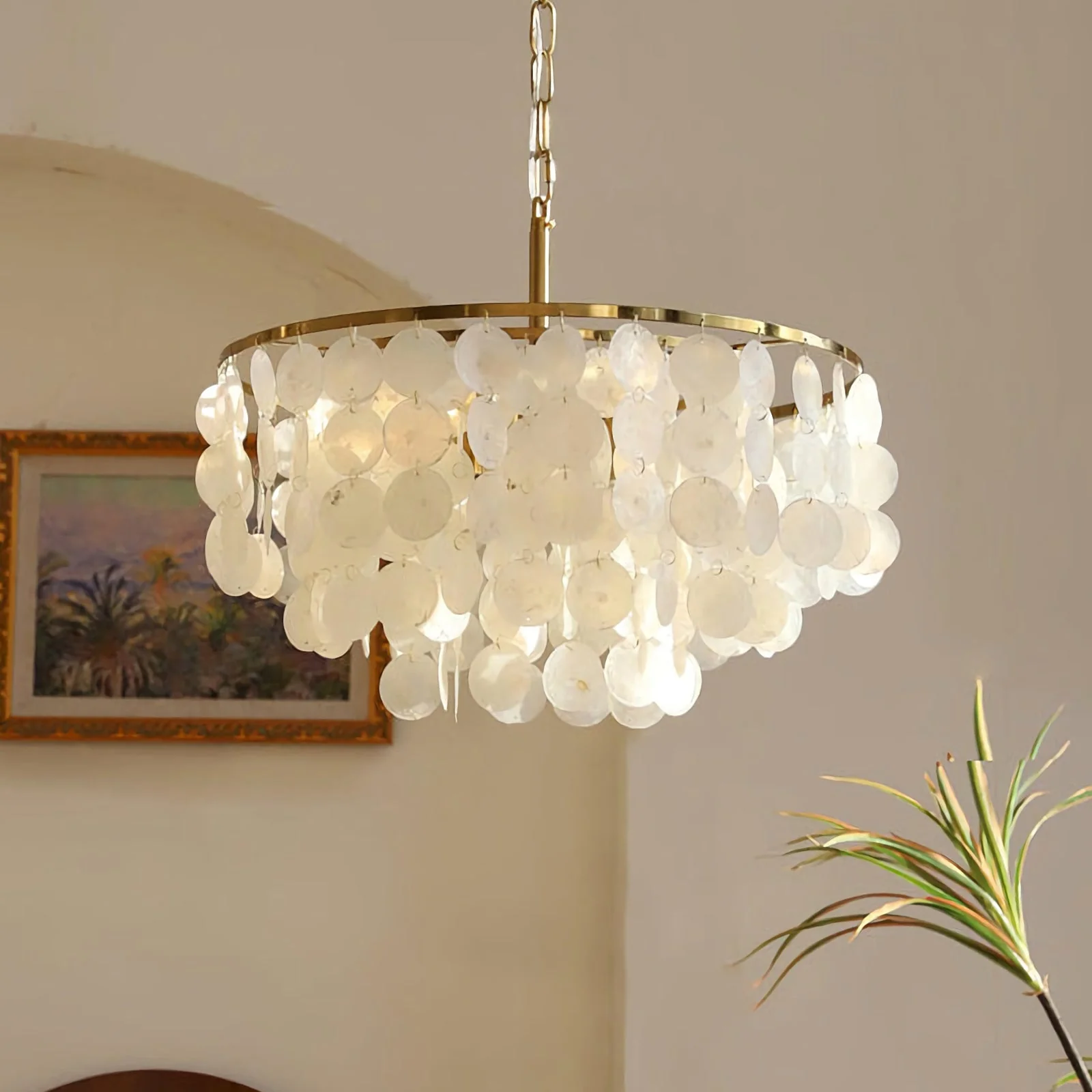 Shell Wind Chime Chandelier - Image 15