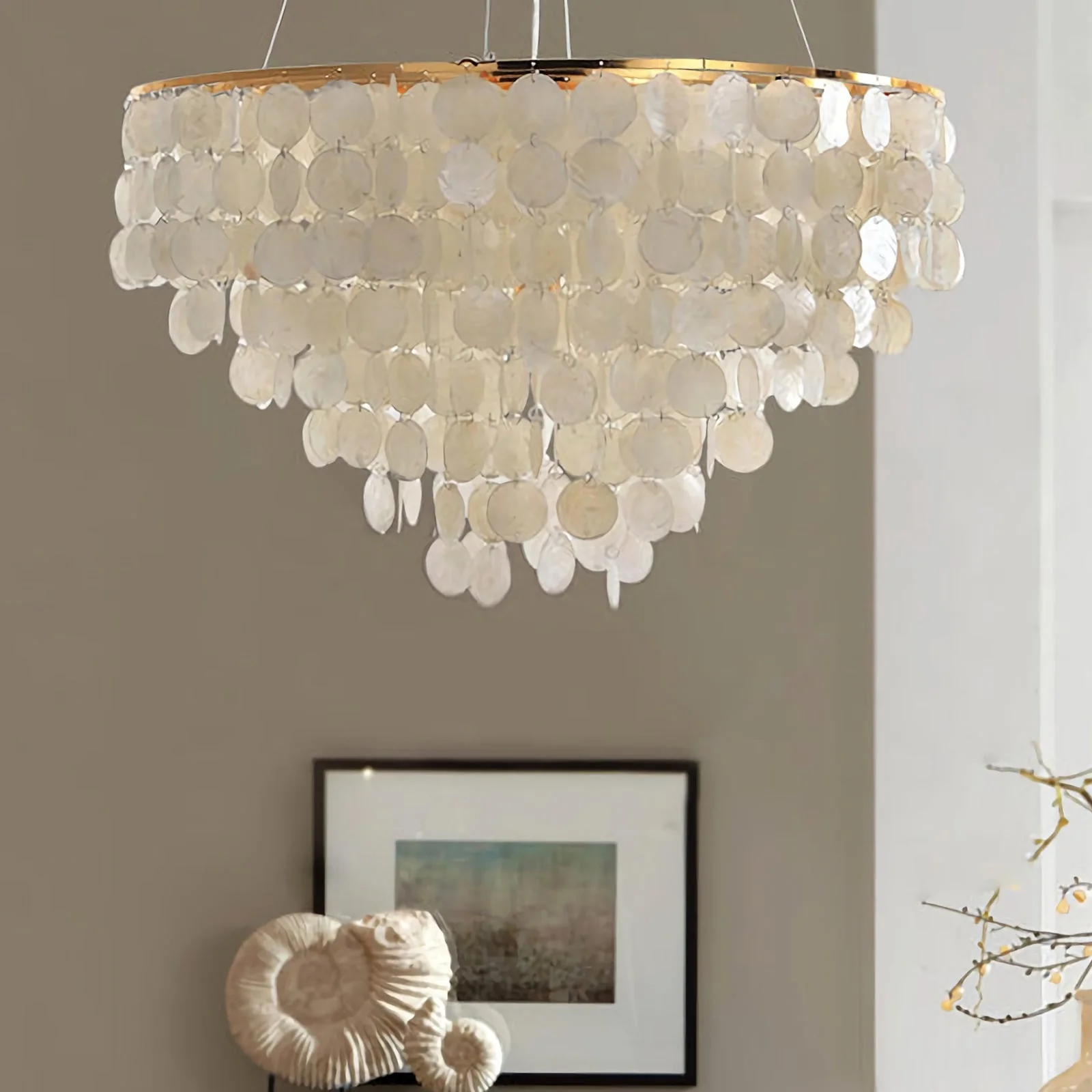 Shell Wind Chime Chandelier - Image 16