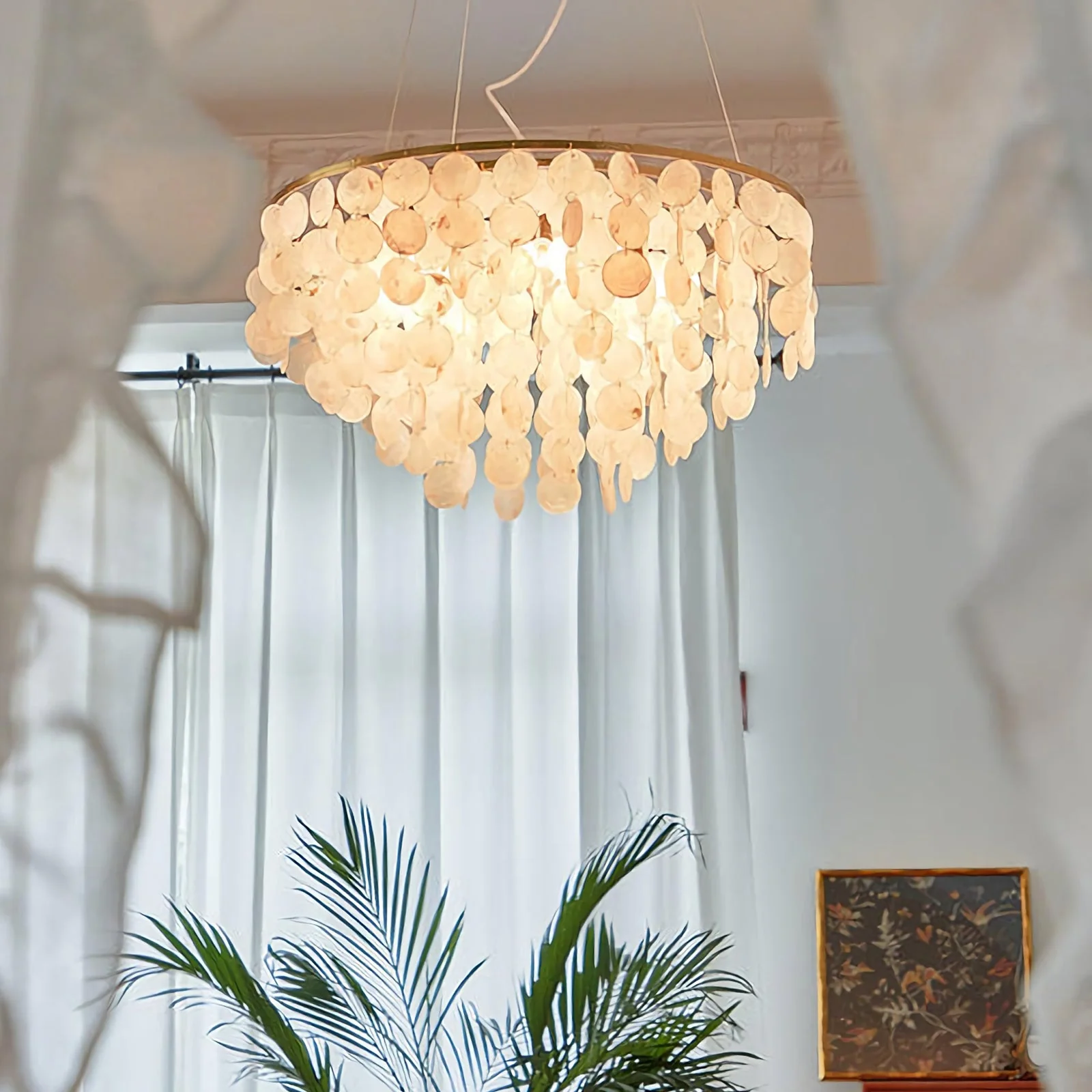 Shell Wind Chime Chandelier - Image 17