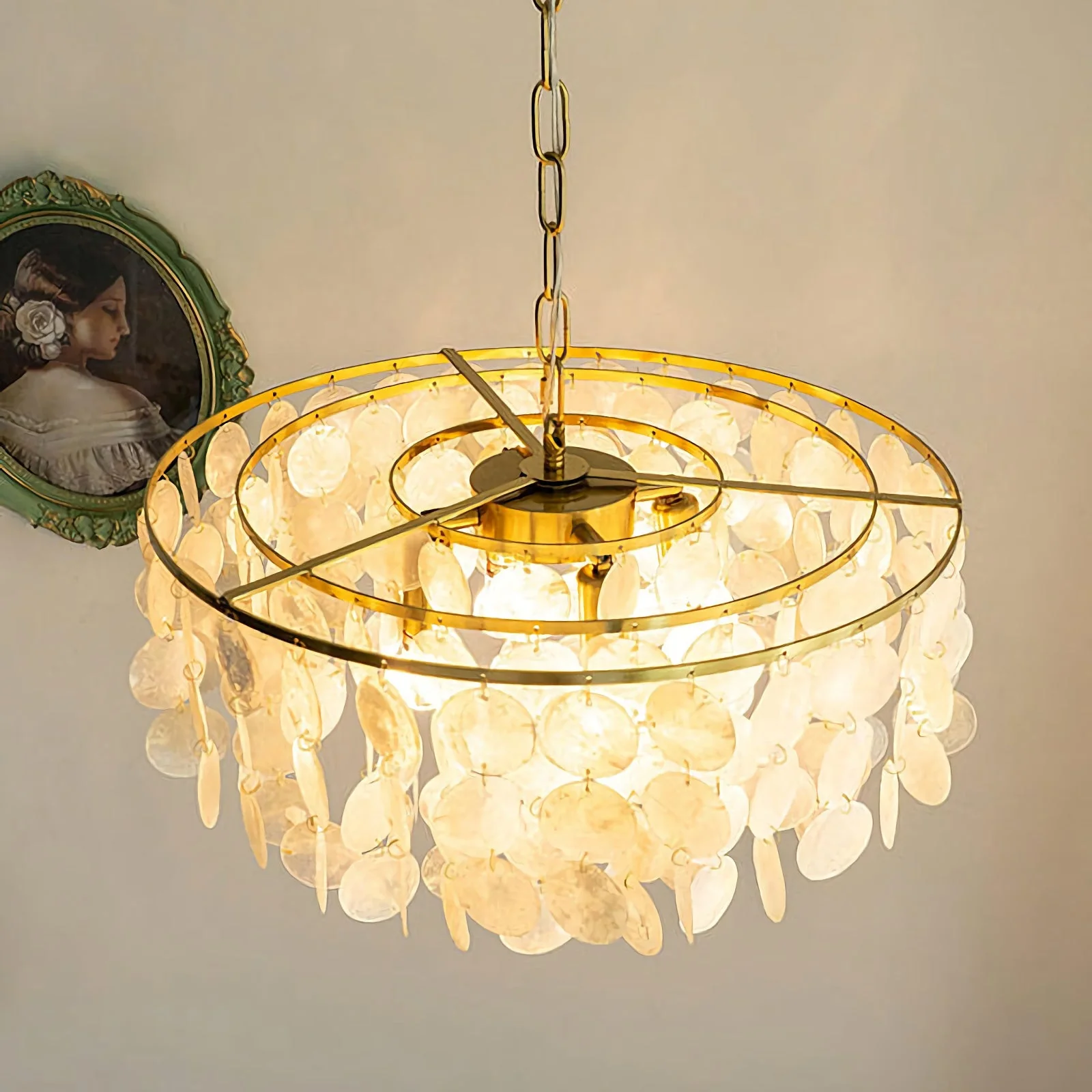Shell Wind Chime Chandelier - Image 18