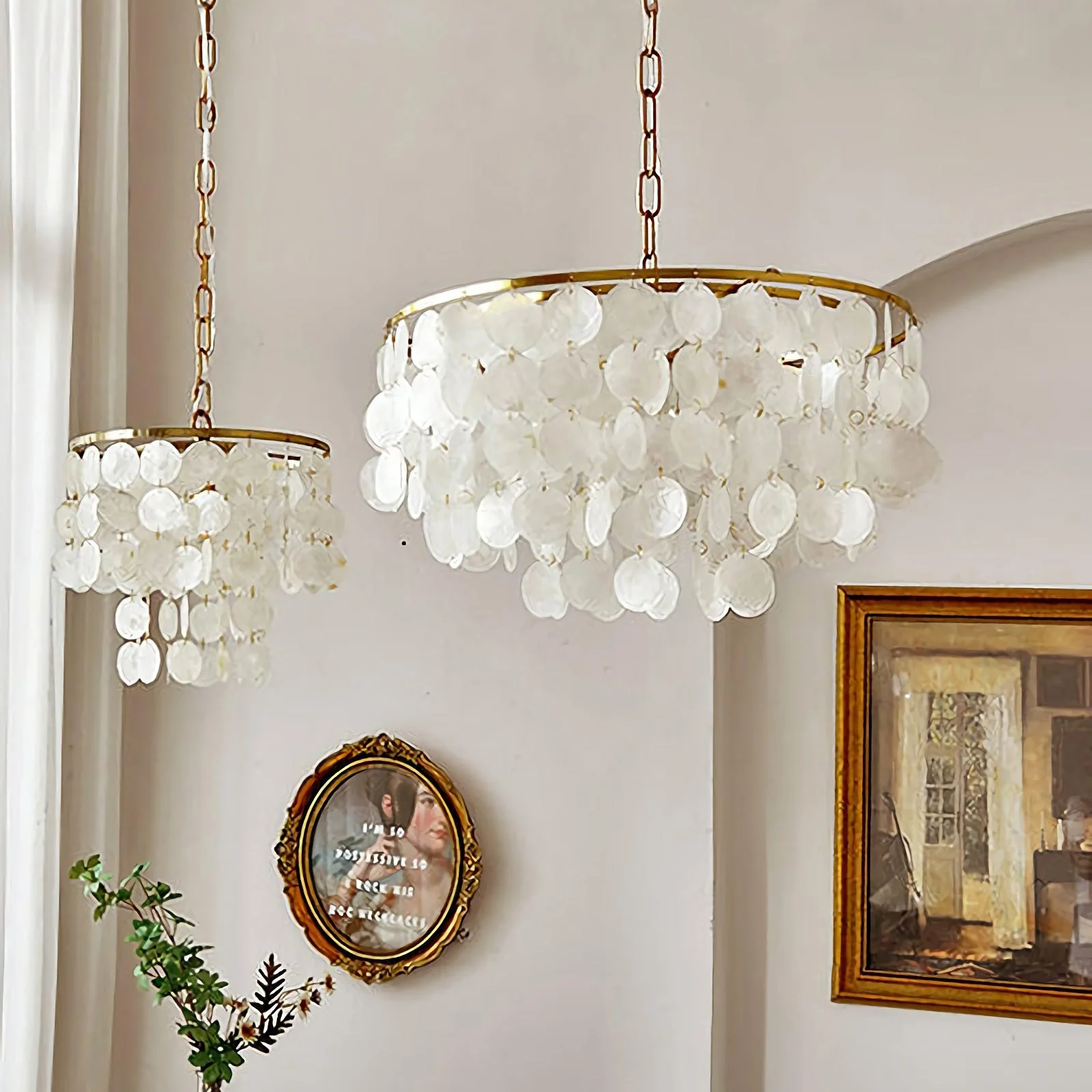 Shell Wind Chime Chandelier - Image 19