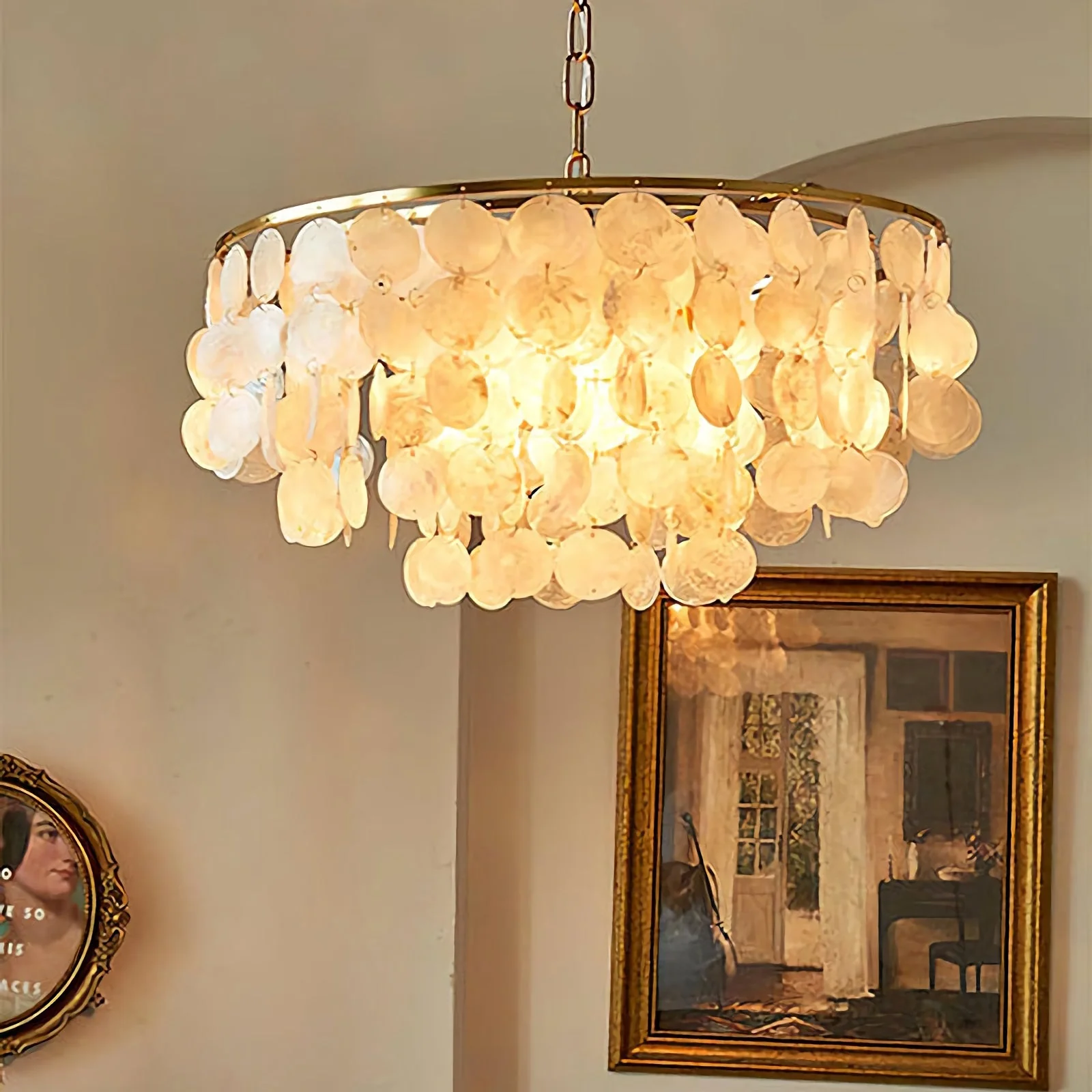 Shell Wind Chime Chandelier - Image 2
