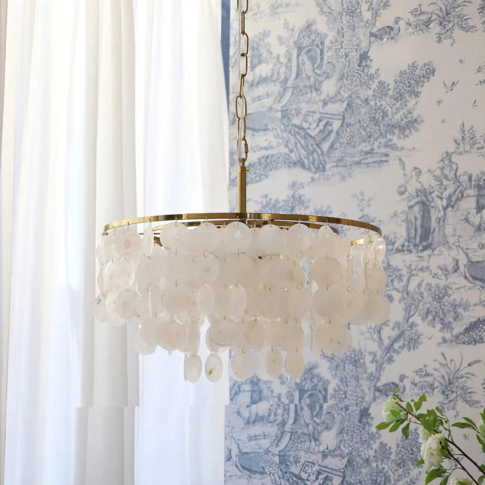 Shell Wind Chime Chandelier - Image 3