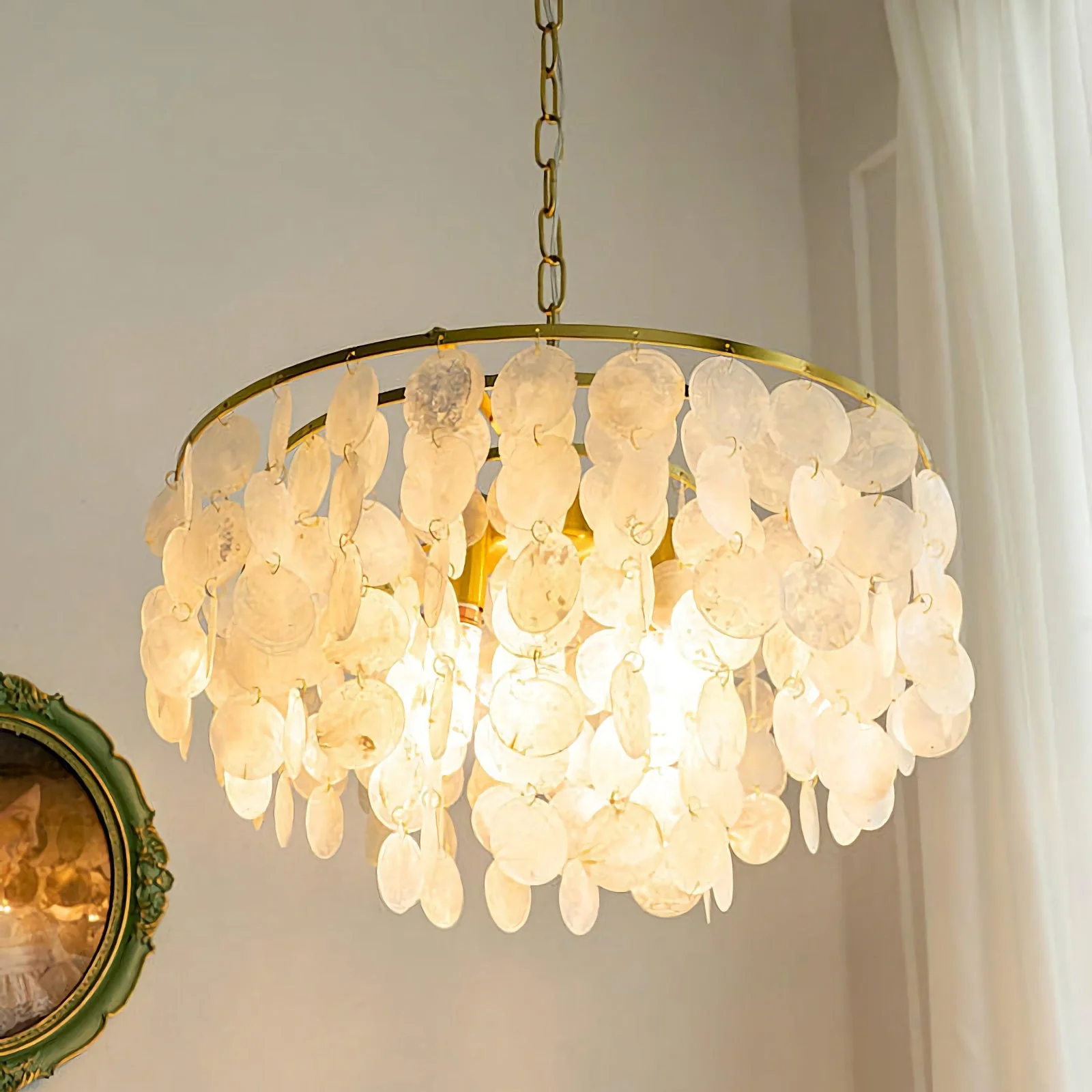 Shell Wind Chime Chandelier - Image 5