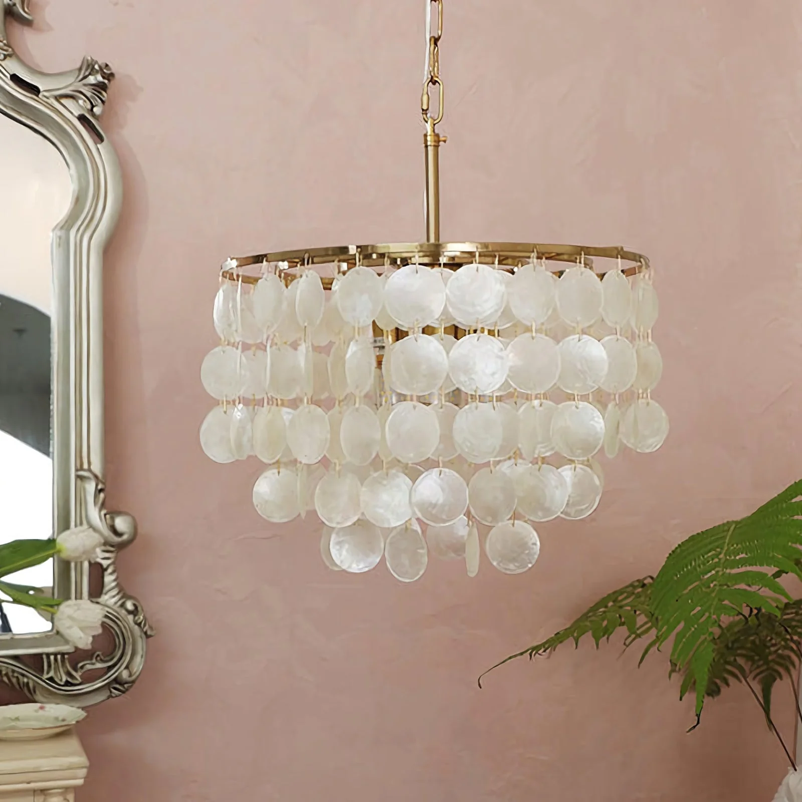Shell Wind Chime Chandelier - Image 9