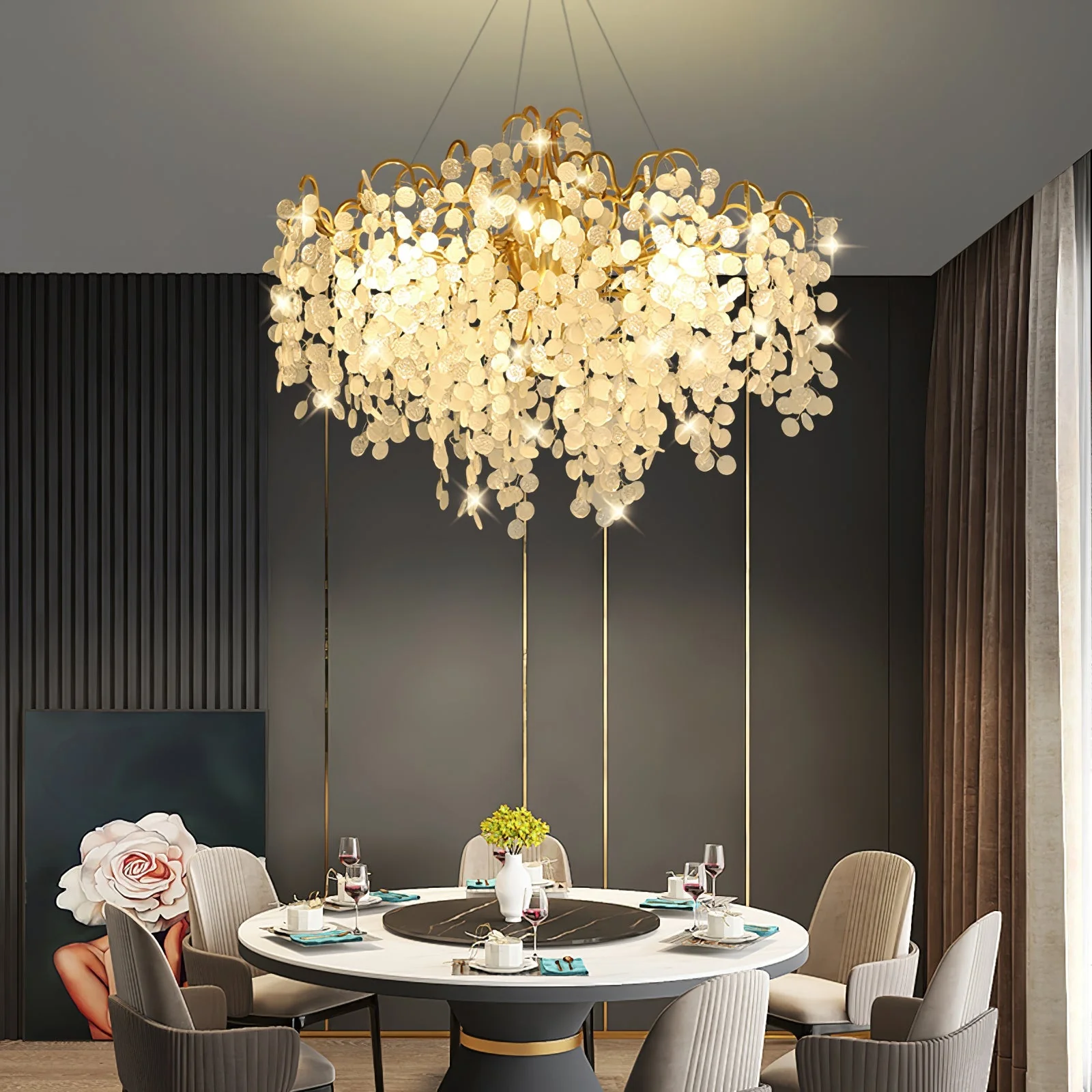 Shiro Noda Round Chandelier - Image 3