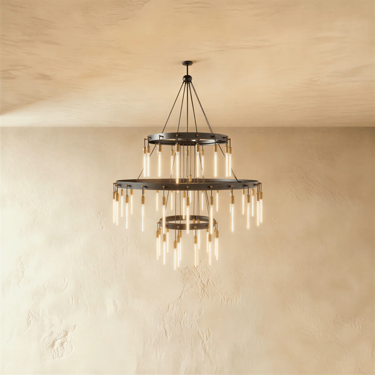 Sidero 3-Tier Round Chandelier