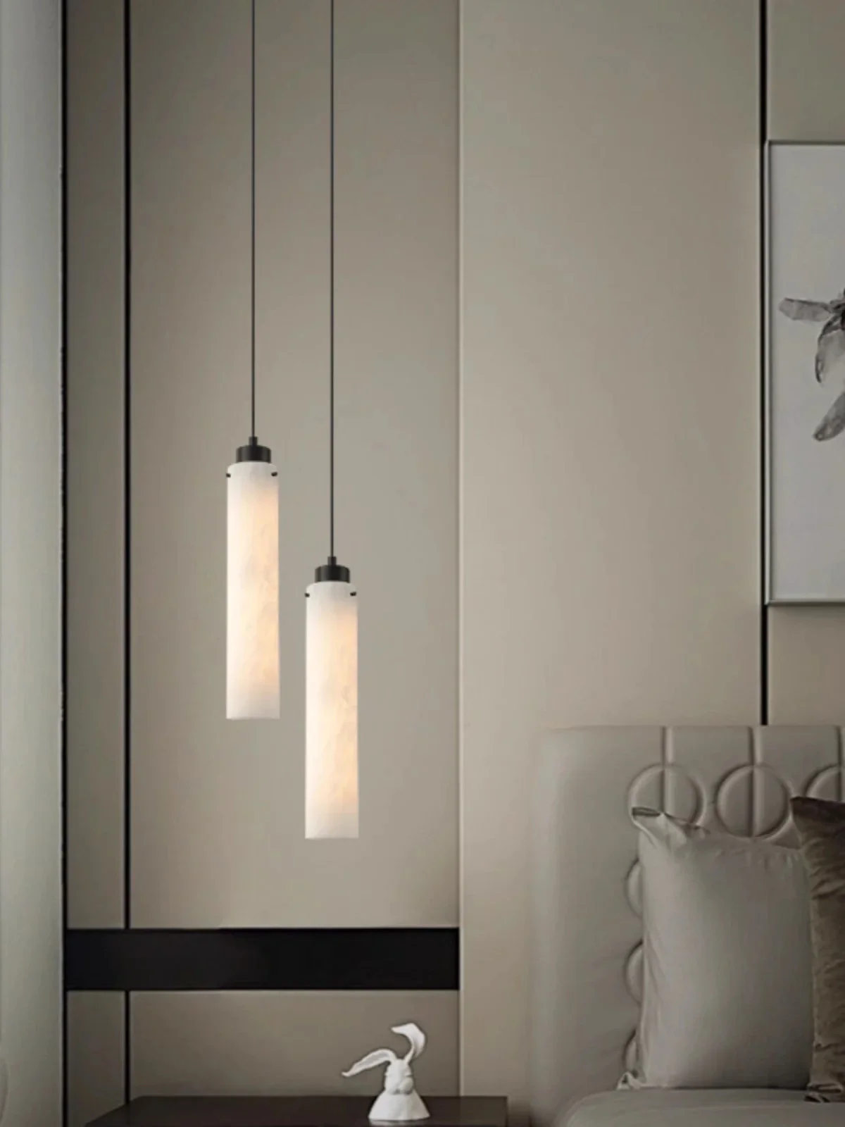 Simple Alabaster Pendant Lamp - Image 12