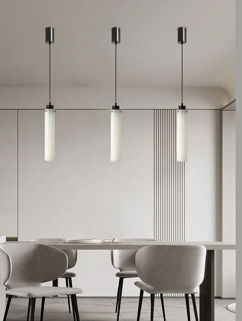 Simple Alabaster Pendant Lamp - Image 13