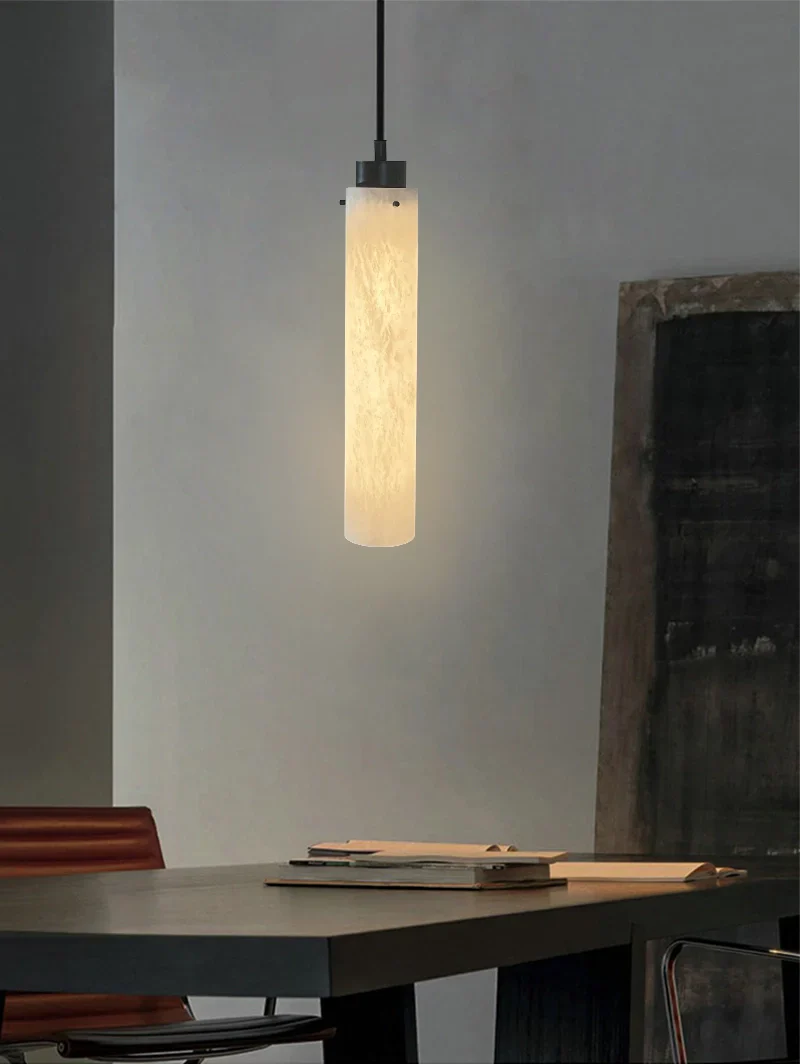 Simple Alabaster Pendant Lamp - Image 4