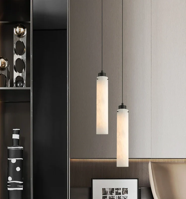 Simple Alabaster Pendant Lamp - Image 6
