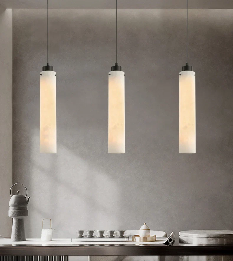 Simple Alabaster Pendant Lamp - Image 7