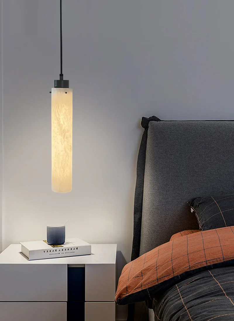 Simple Alabaster Pendant Lamp - Image 8