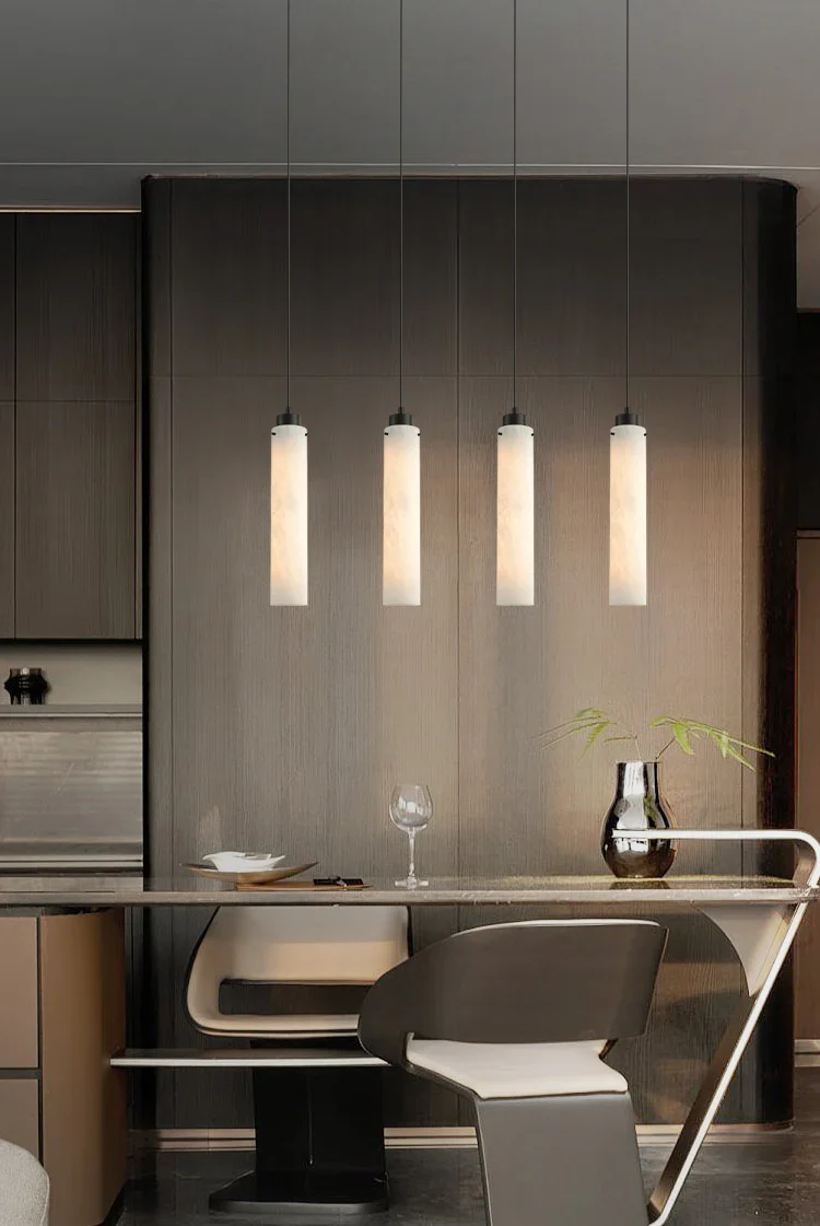 Simple Alabaster Pendant Lamp - Image 9
