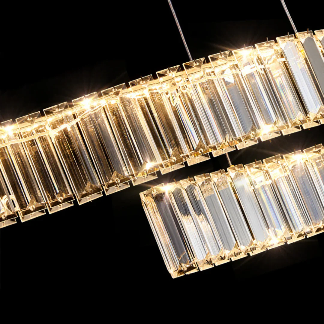 Simple Wave Crystal Chandelier - Image 15
