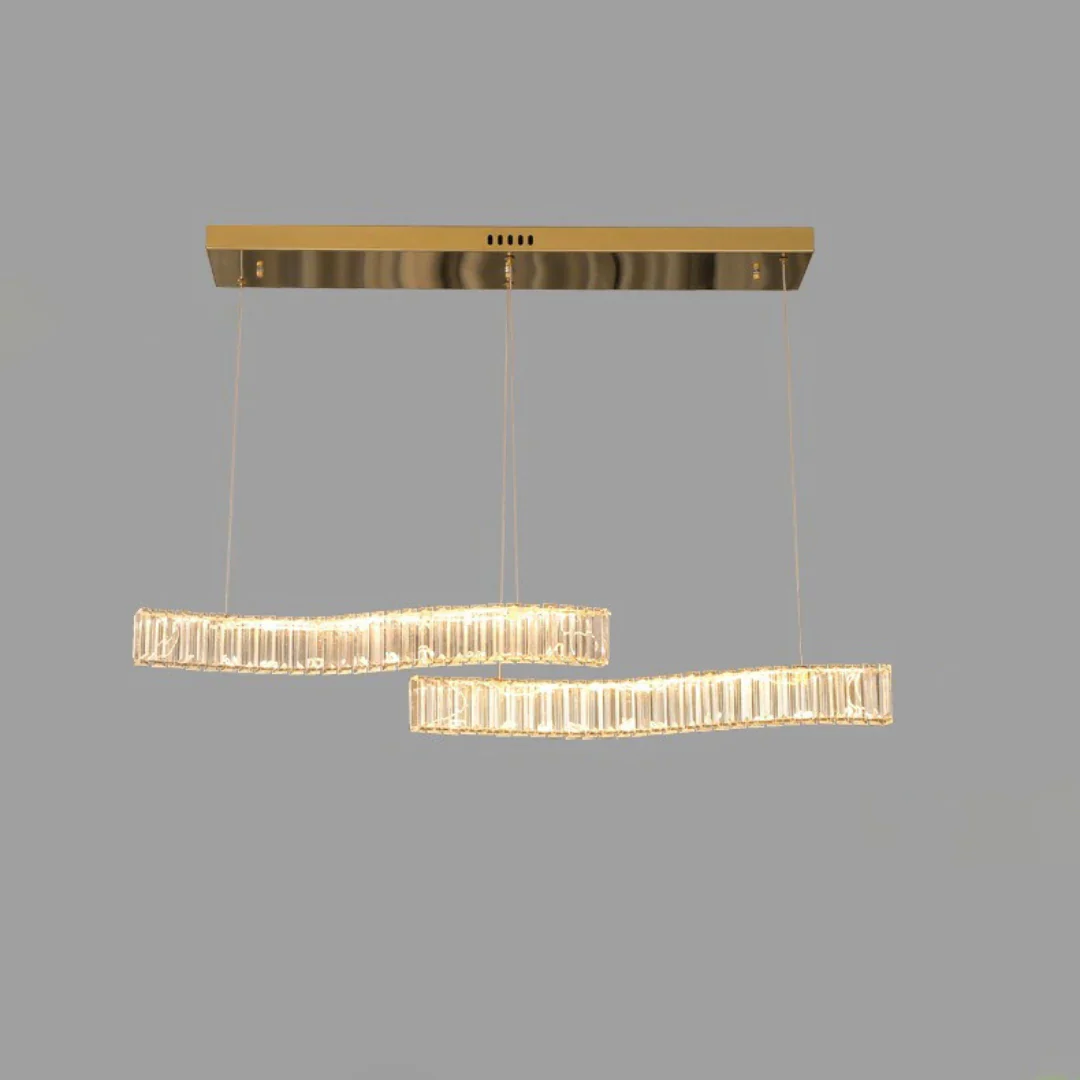 Simple Wave Crystal Chandelier - Image 18