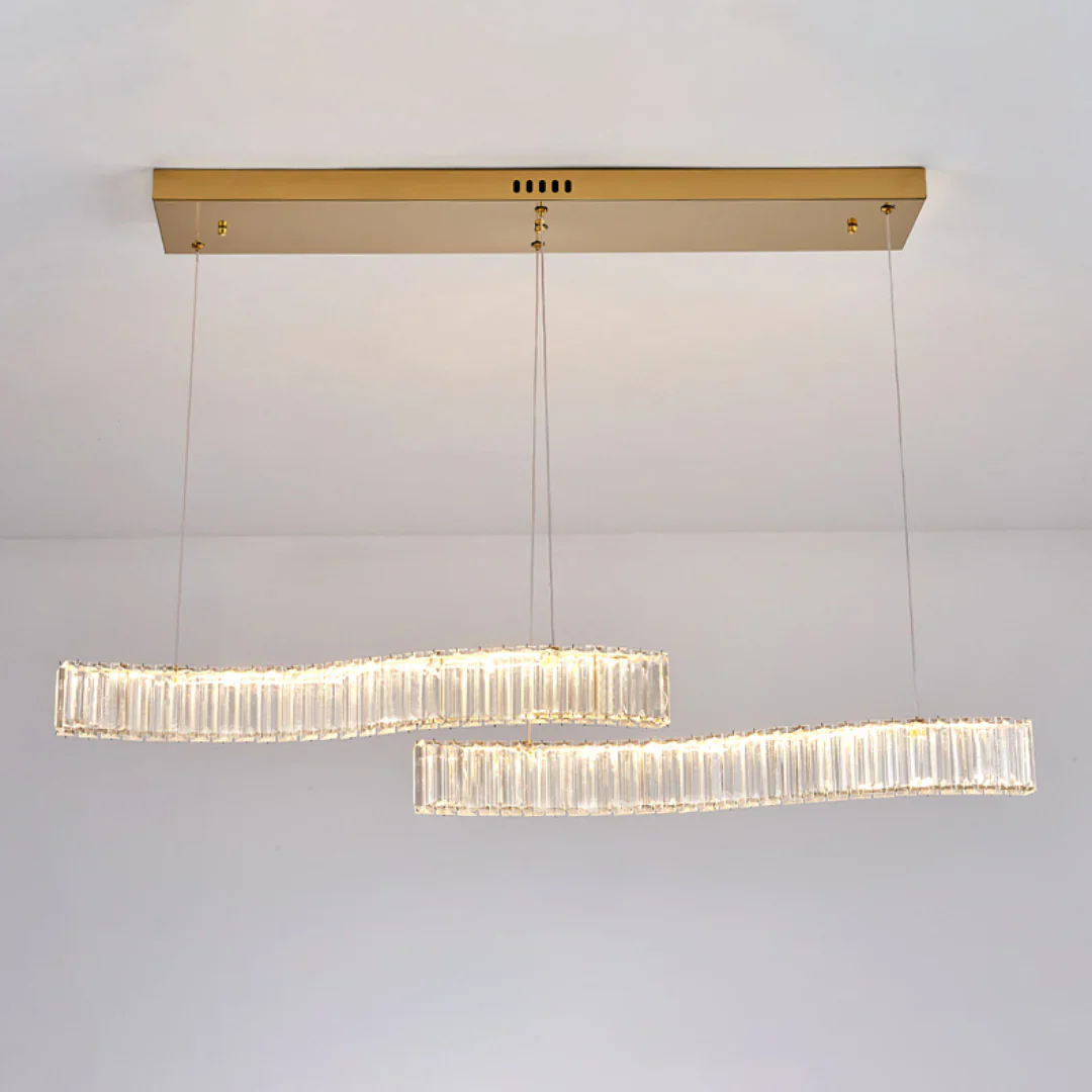 Simple Wave Crystal Chandelier - Image 19