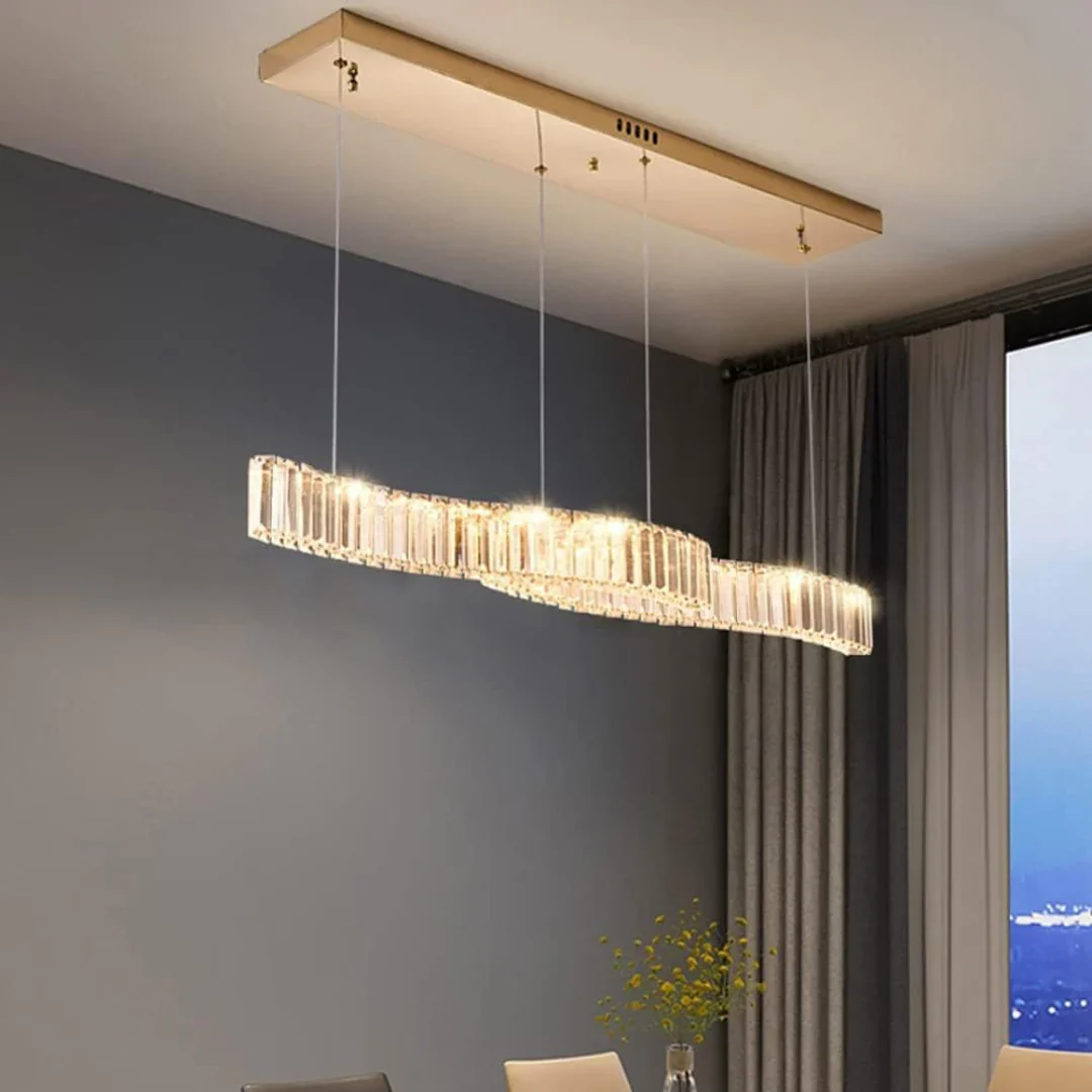 Simple Wave Crystal Chandelier - Image 5