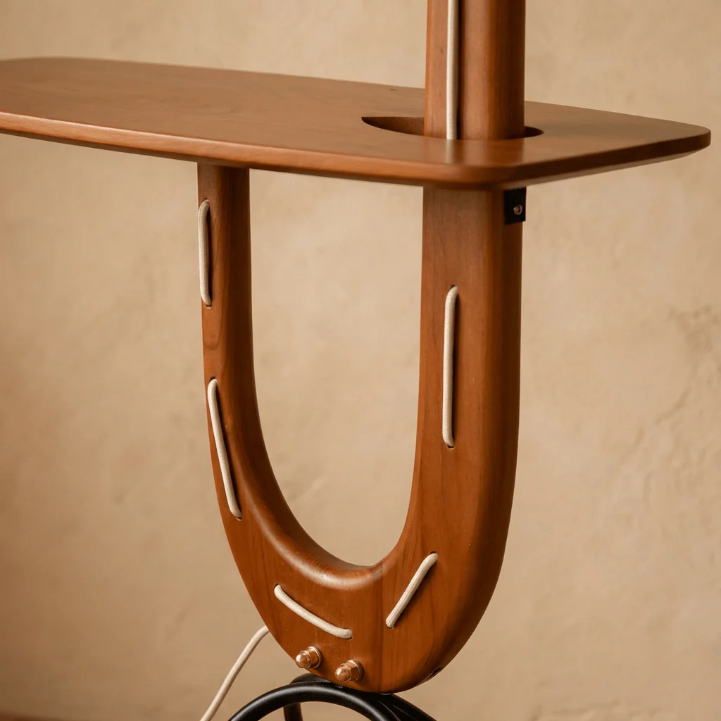 Solvaana Floor Lamp With Side Table - Image 3