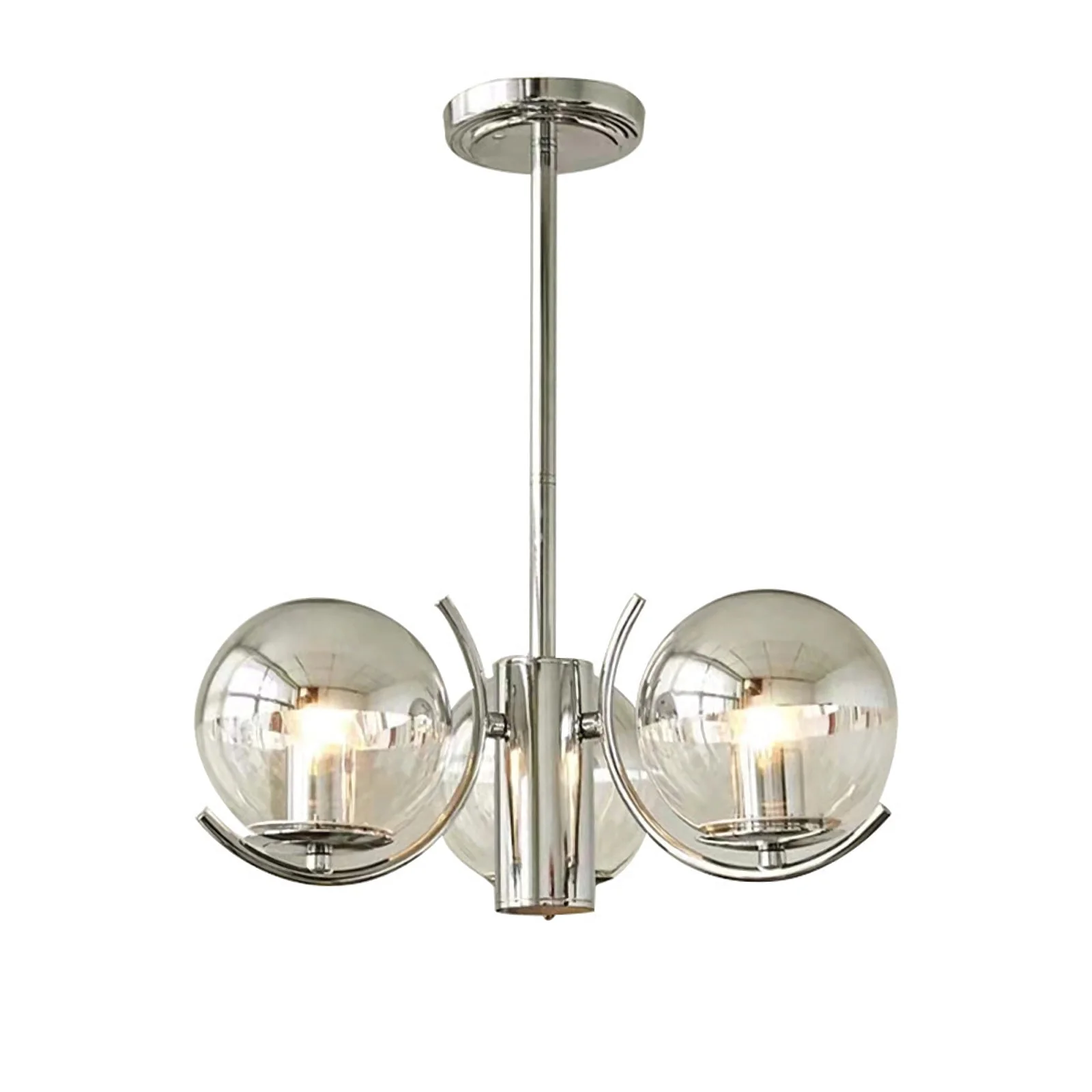 Space Ball Glass Chandelier