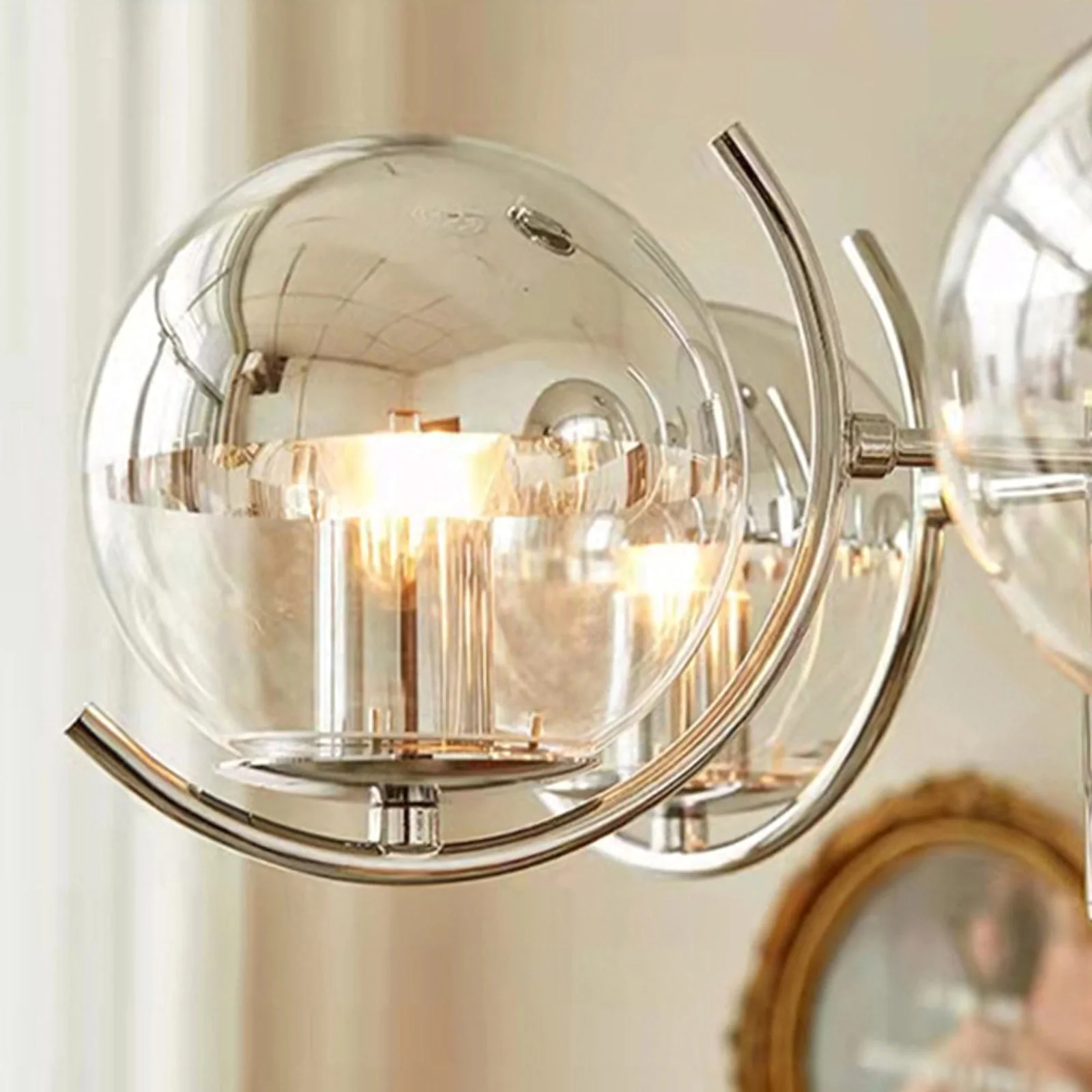 Space Ball Glass Chandelier - Image 18
