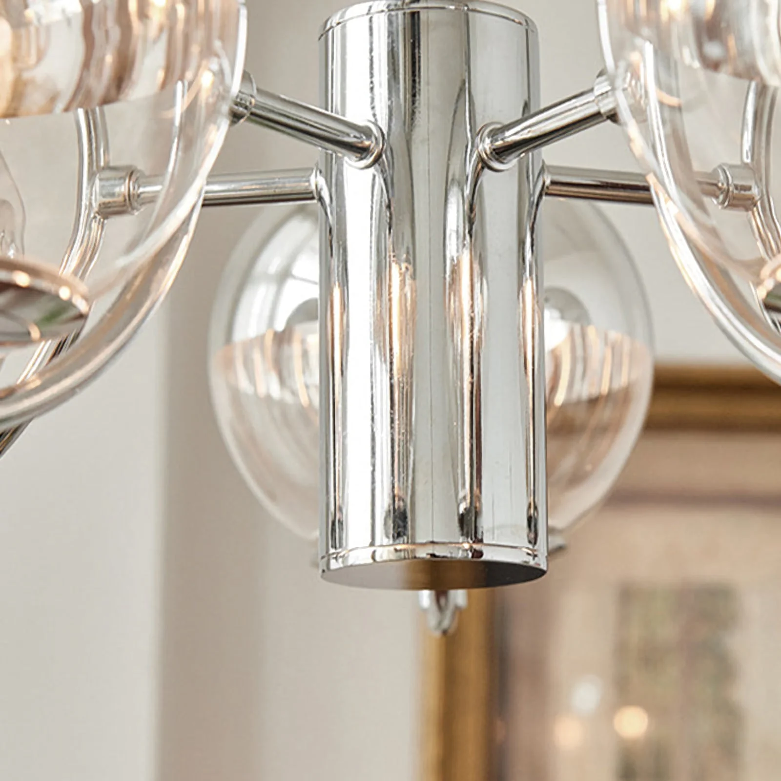 Space Ball Glass Chandelier - Image 19