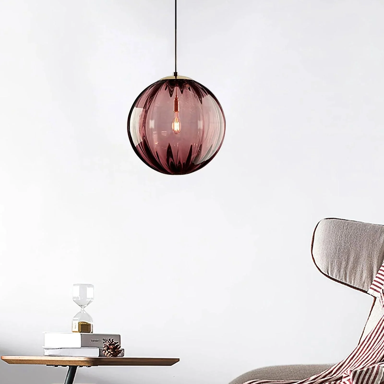 Spherical lampshade Pendant Light - Image 2