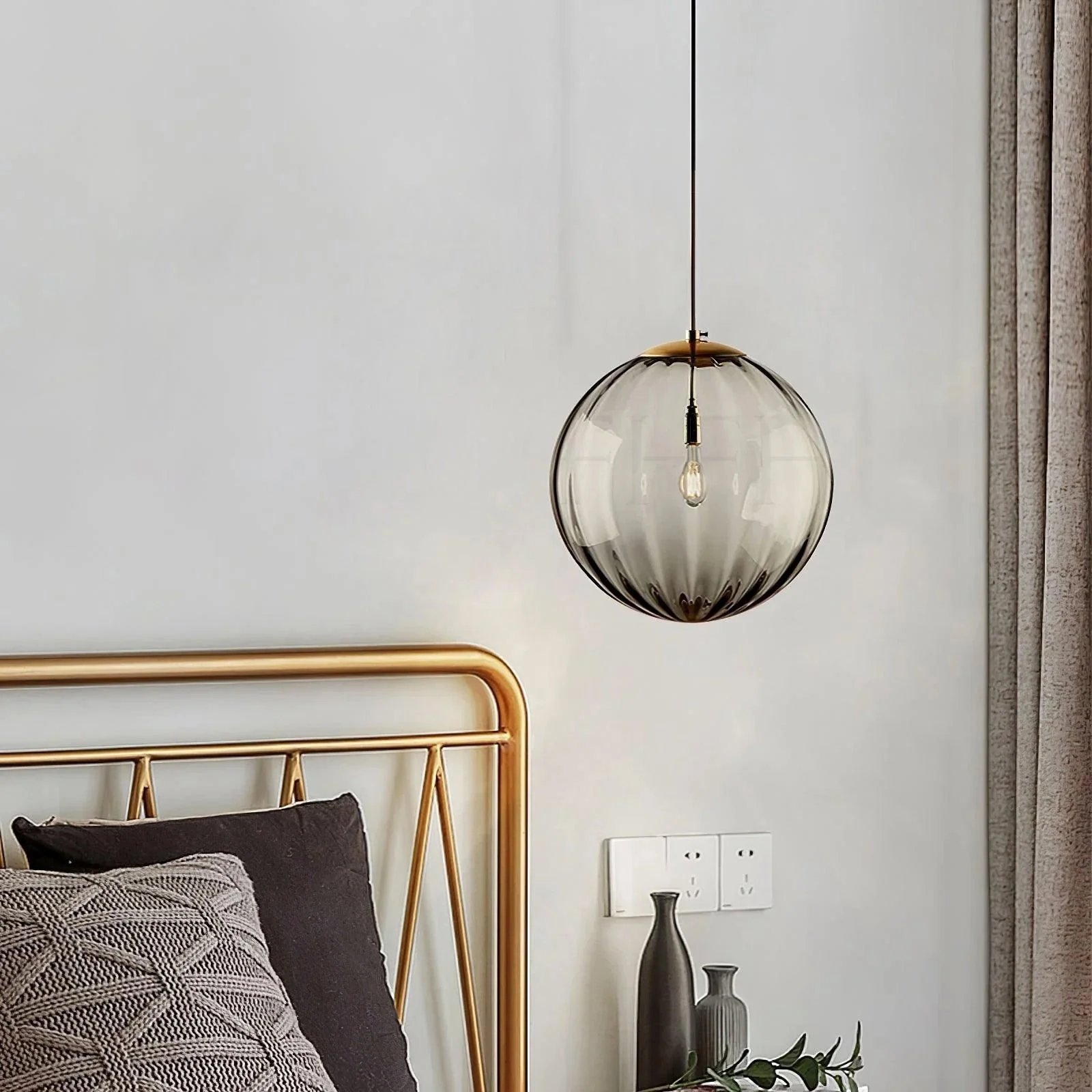 Spherical lampshade Pendant Light - Image 3