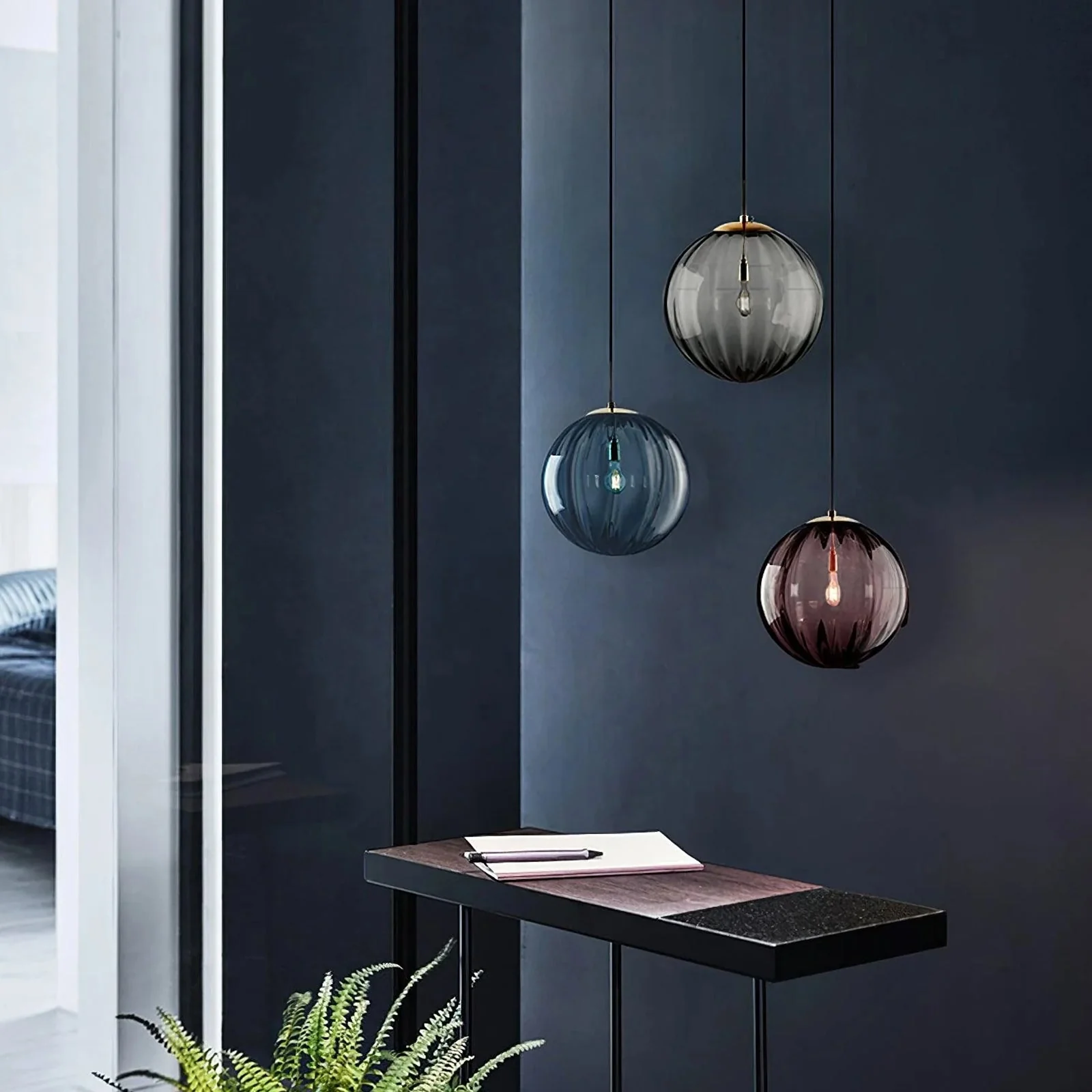 Spherical lampshade Pendant Light - Image 6