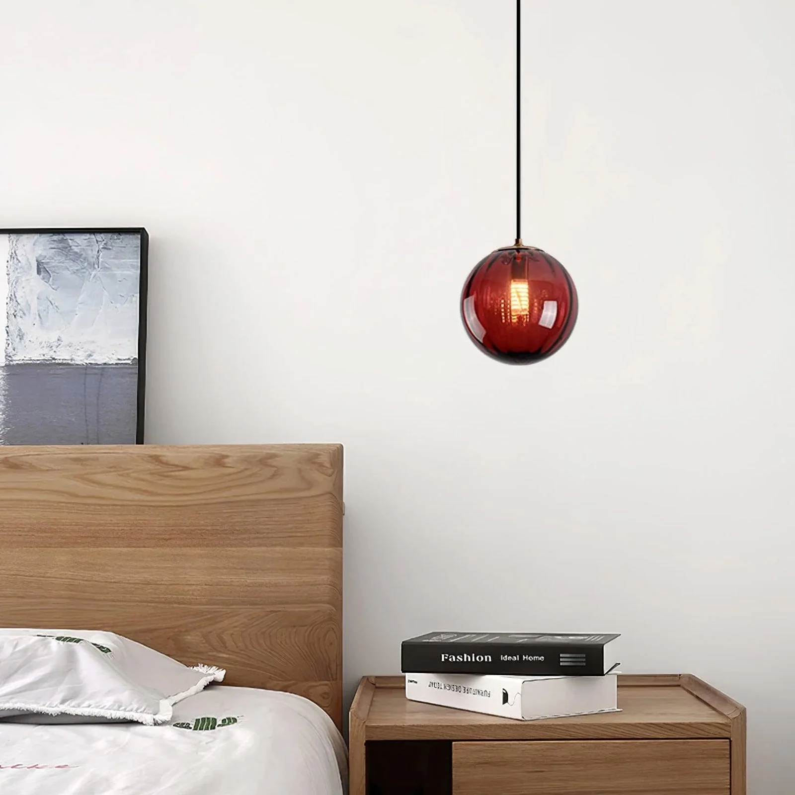 Spherical lampshade Pendant Light - Image 7