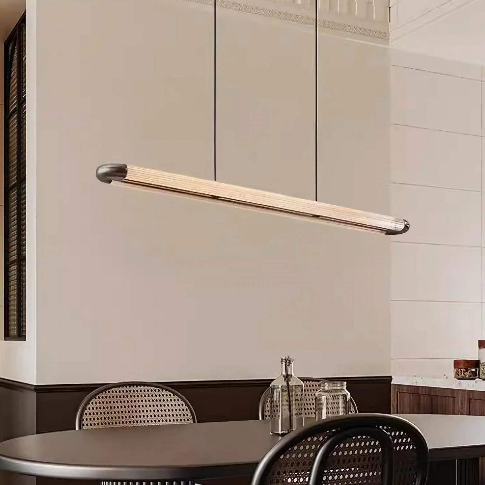 Stainless Steel Long Strip Pendant Light - Image 7