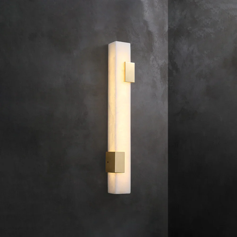 Strip Copper Alabaster Wall Lamp - Image 10