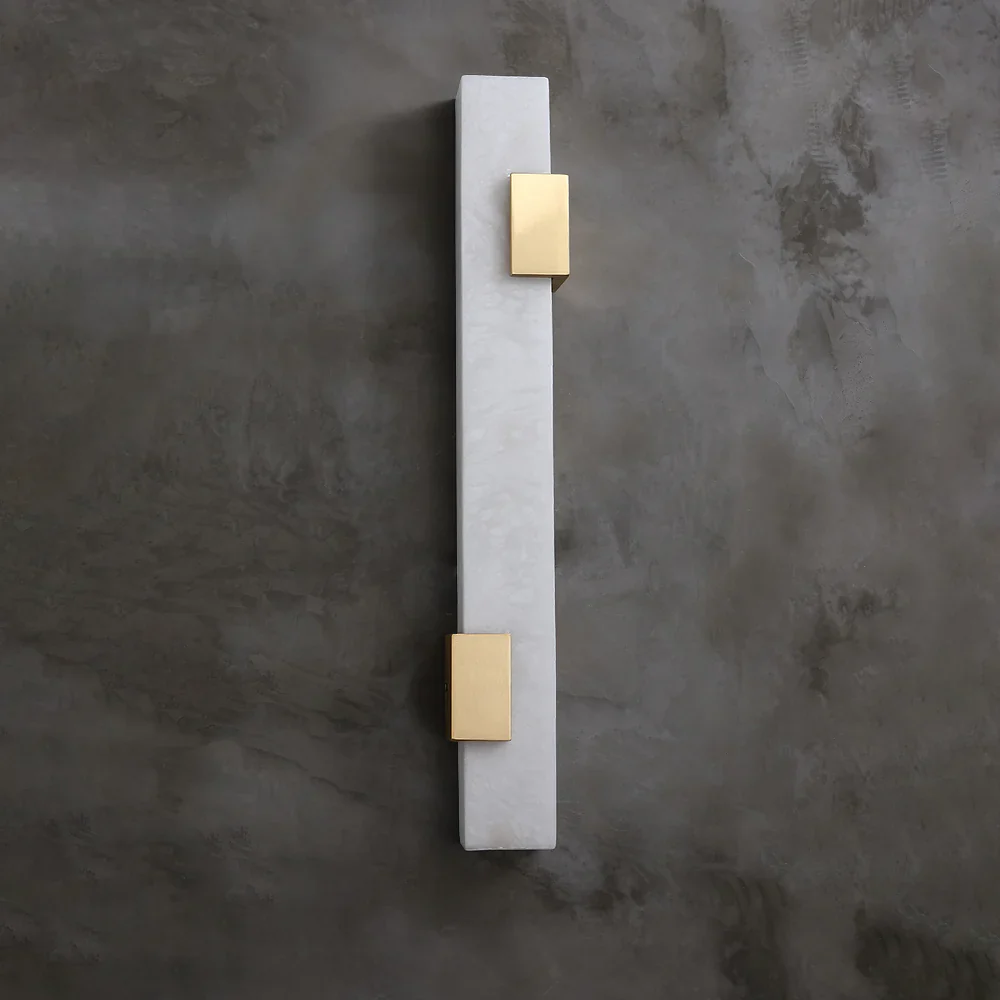 Strip Copper Alabaster Wall Lamp - Image 12