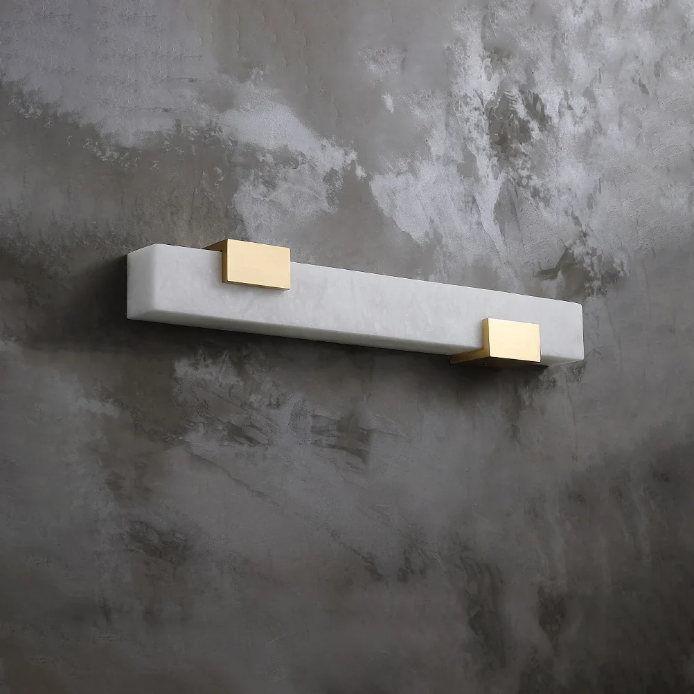 Strip Copper Alabaster Wall Lamp - Image 14