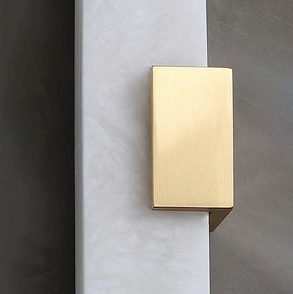 Strip Copper Alabaster Wall Lamp - Image 16