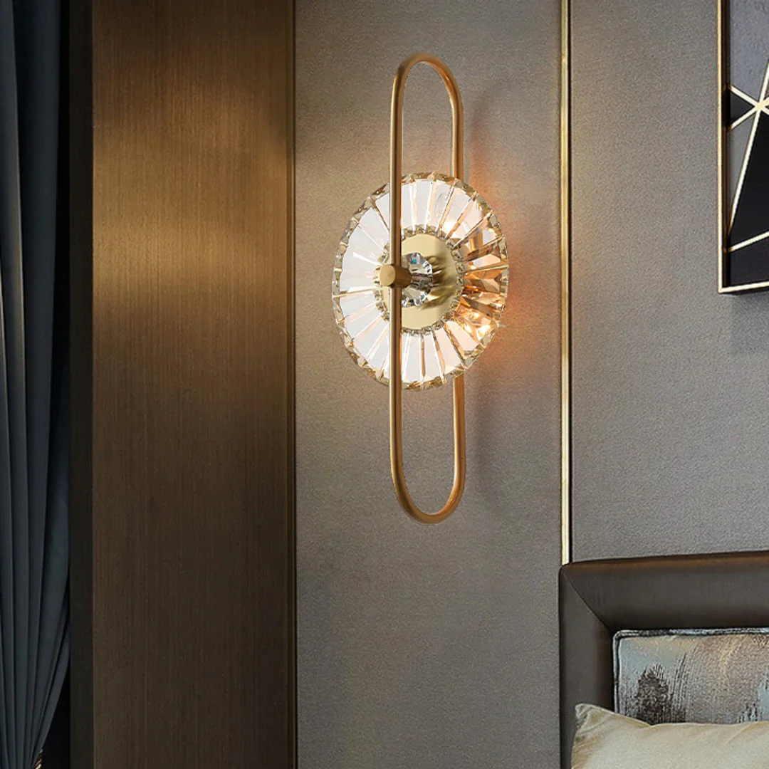Sunflower Crystal Wall Light - Image 5