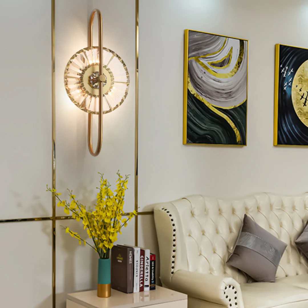 Sunflower Crystal Wall Light - Image 7
