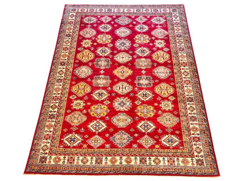 Super Kazak (10'09"x14'01") red/ivory