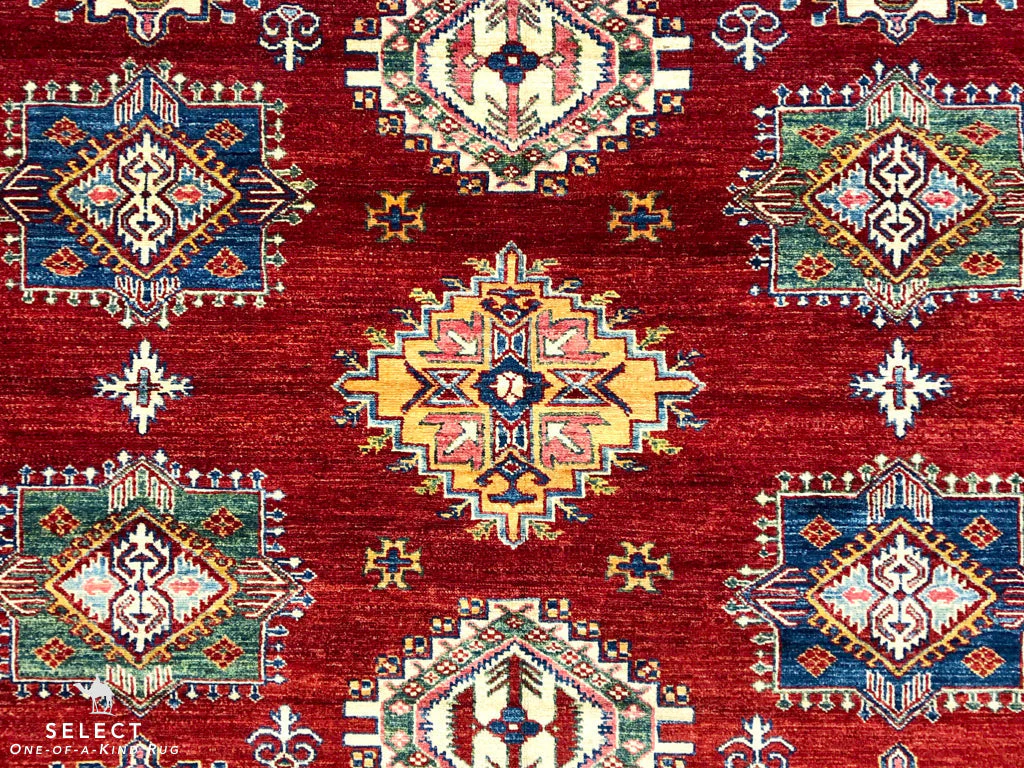 Super Kazak (10'09"x14'01") red/ivory - Image 5