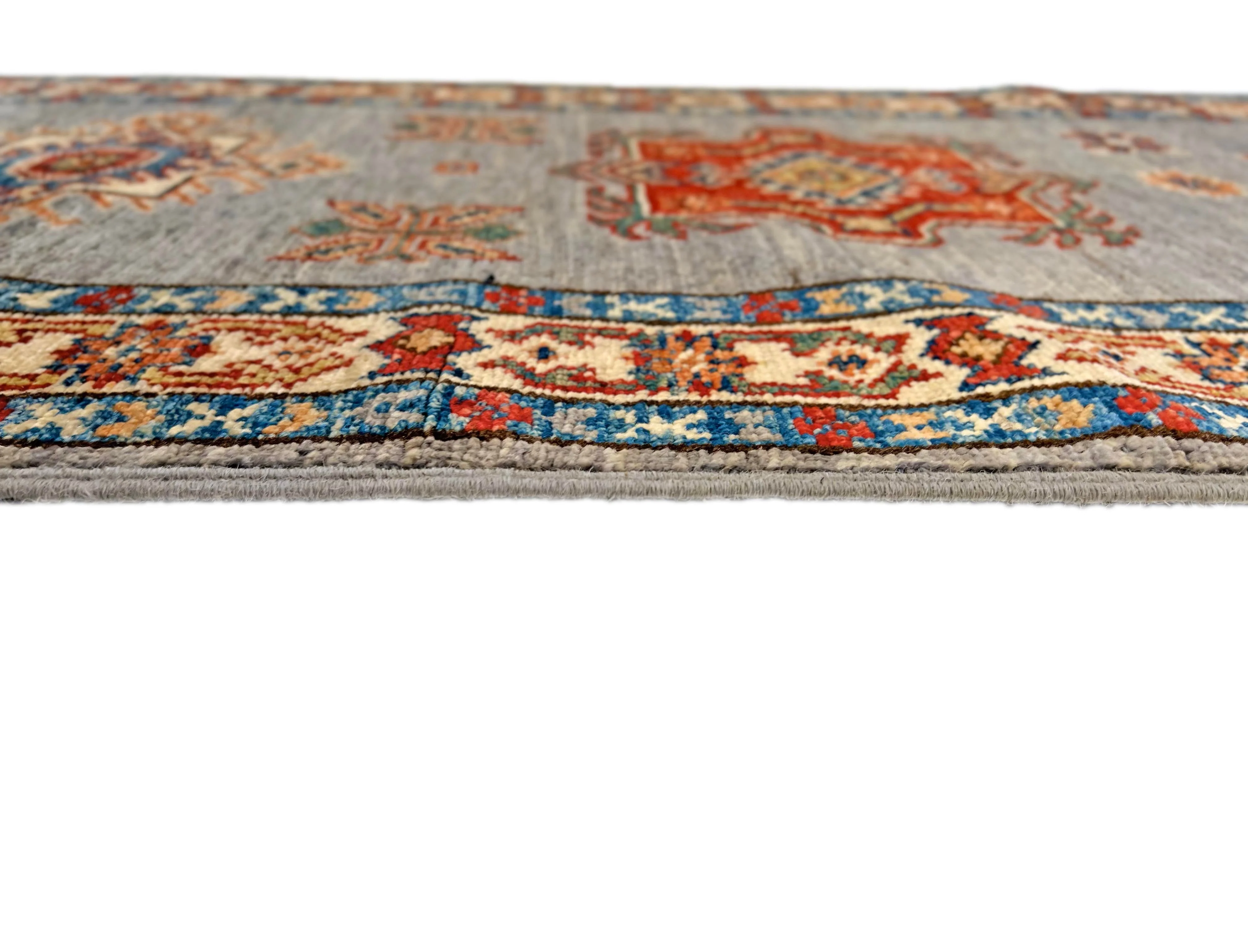 Super Kazak (1'11"x6'02") gray/multicolor - Image 6