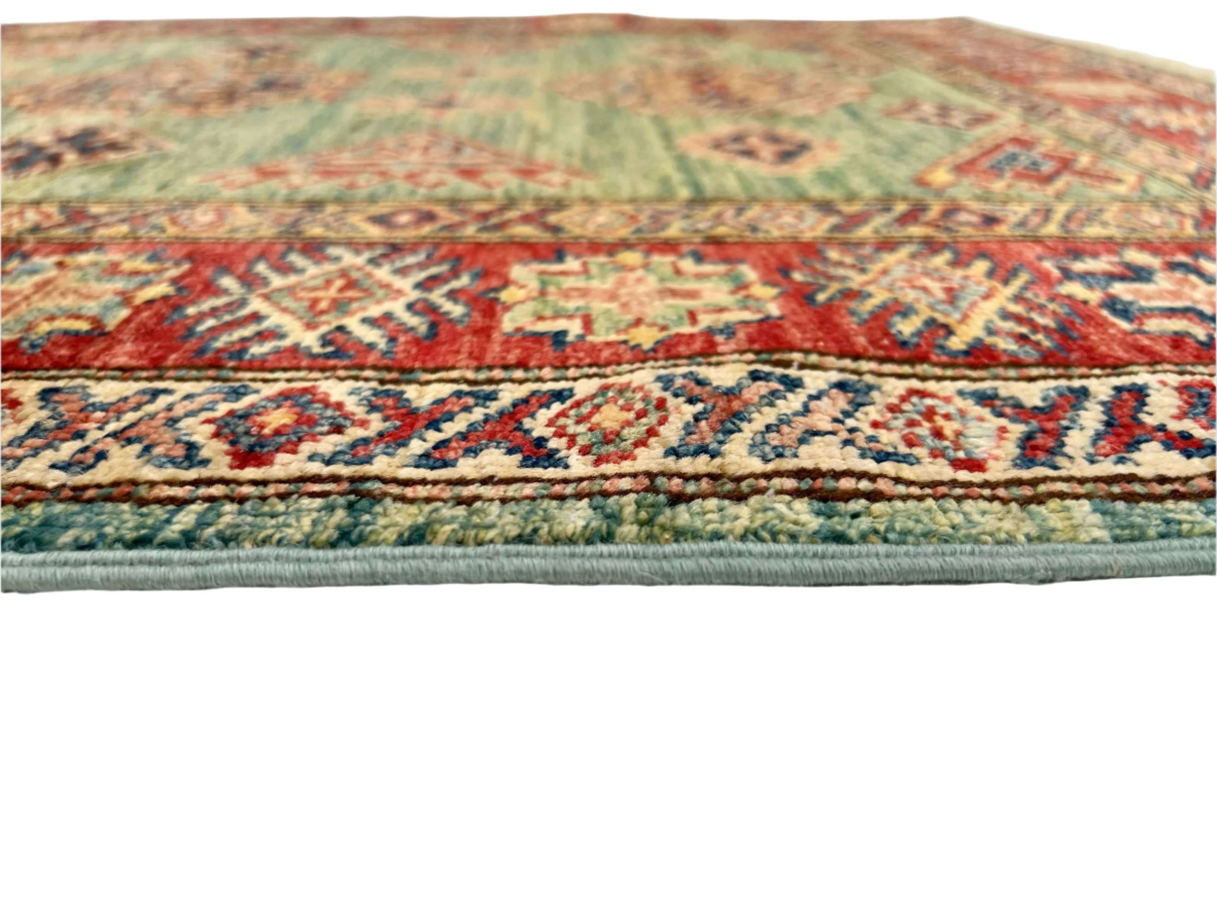 Super Kazak (3'00"x4'00") green/red - Image 3