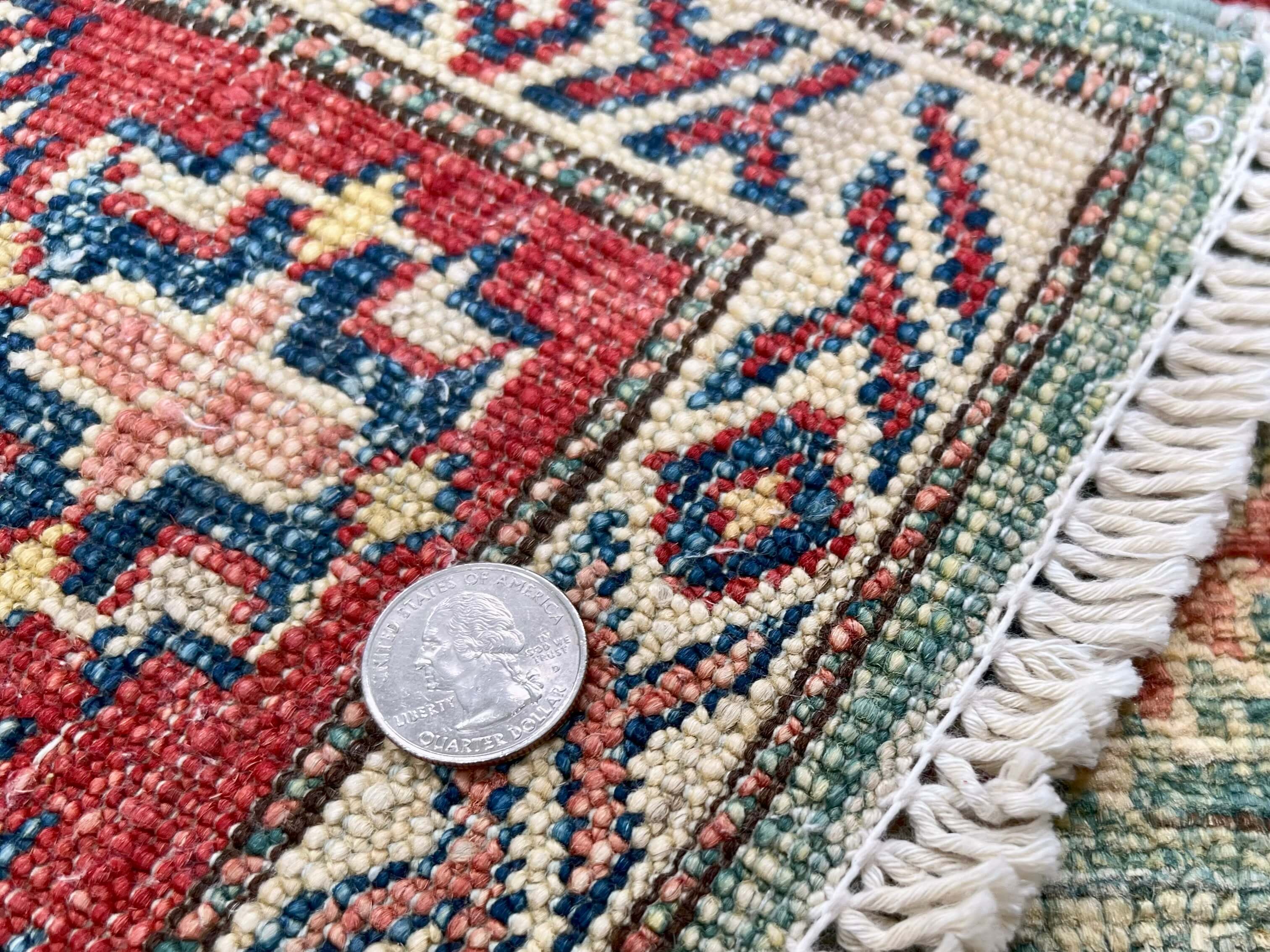 Super Kazak (3'00"x4'00") green/red - Image 5