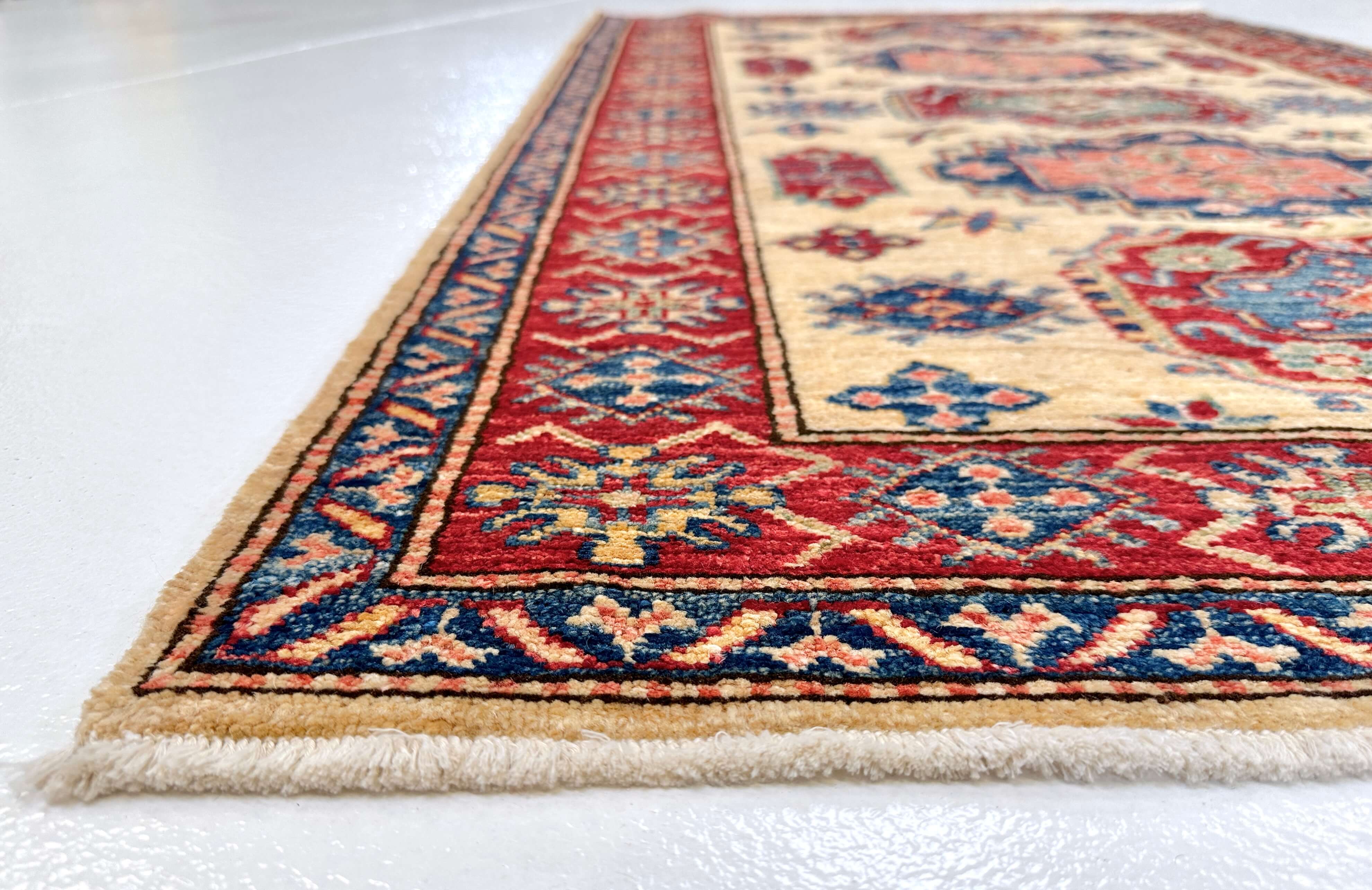 Super Kazak (3'01"x5'00") ivory/red - Image 3