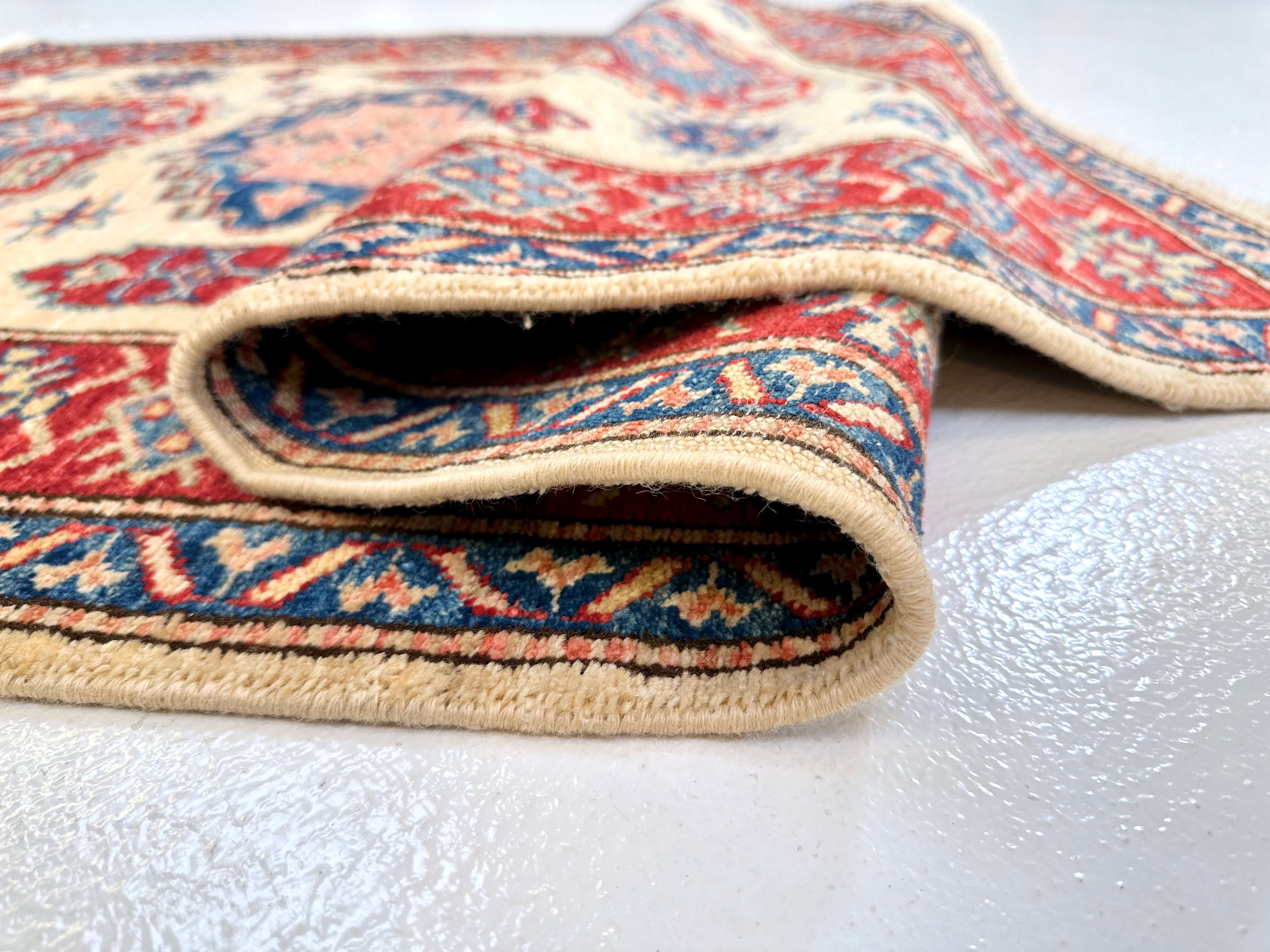 Super Kazak (3'01"x5'00") ivory/red - Image 4