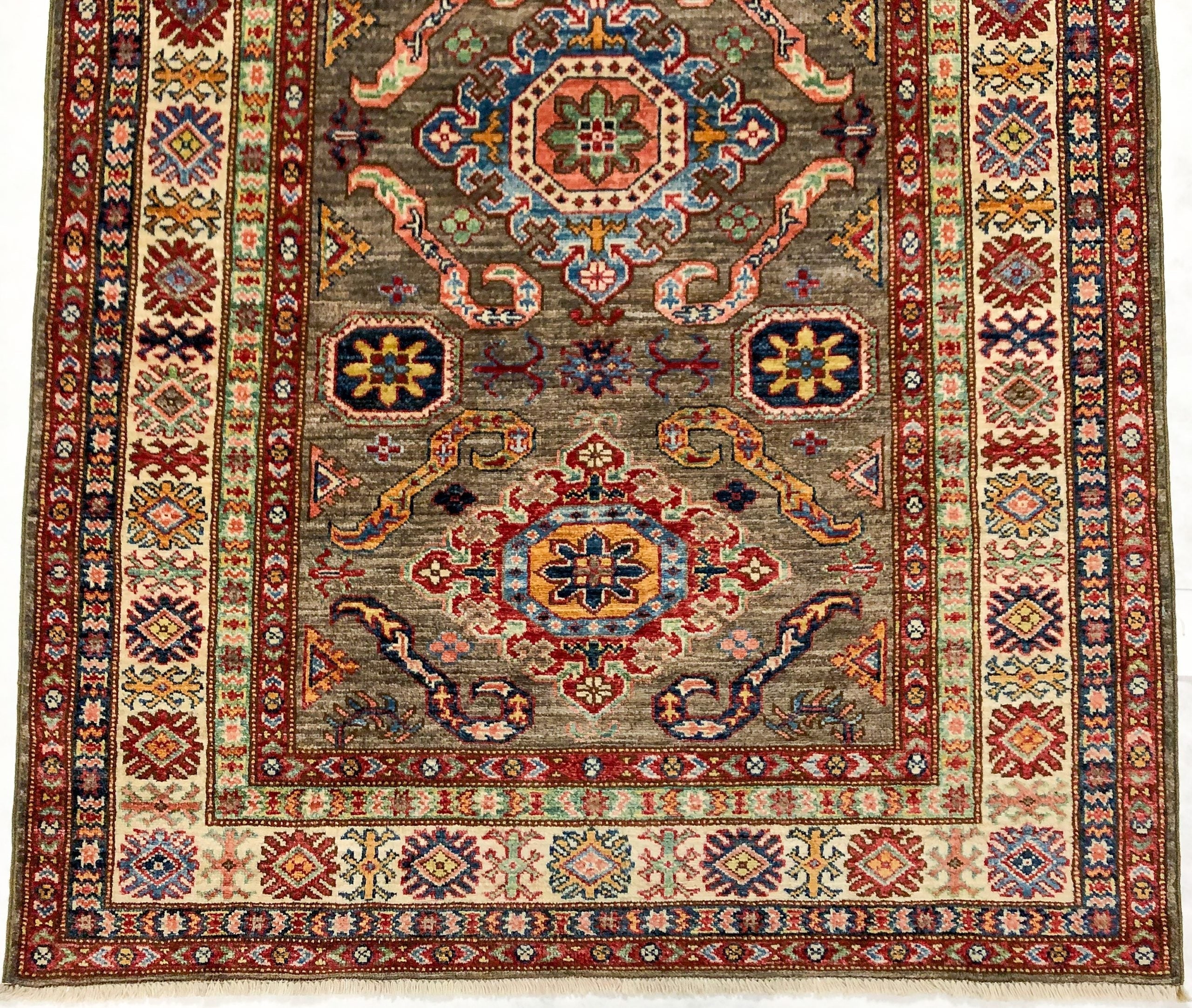 Super Kazak (4x6) gray/ivory - Image 2