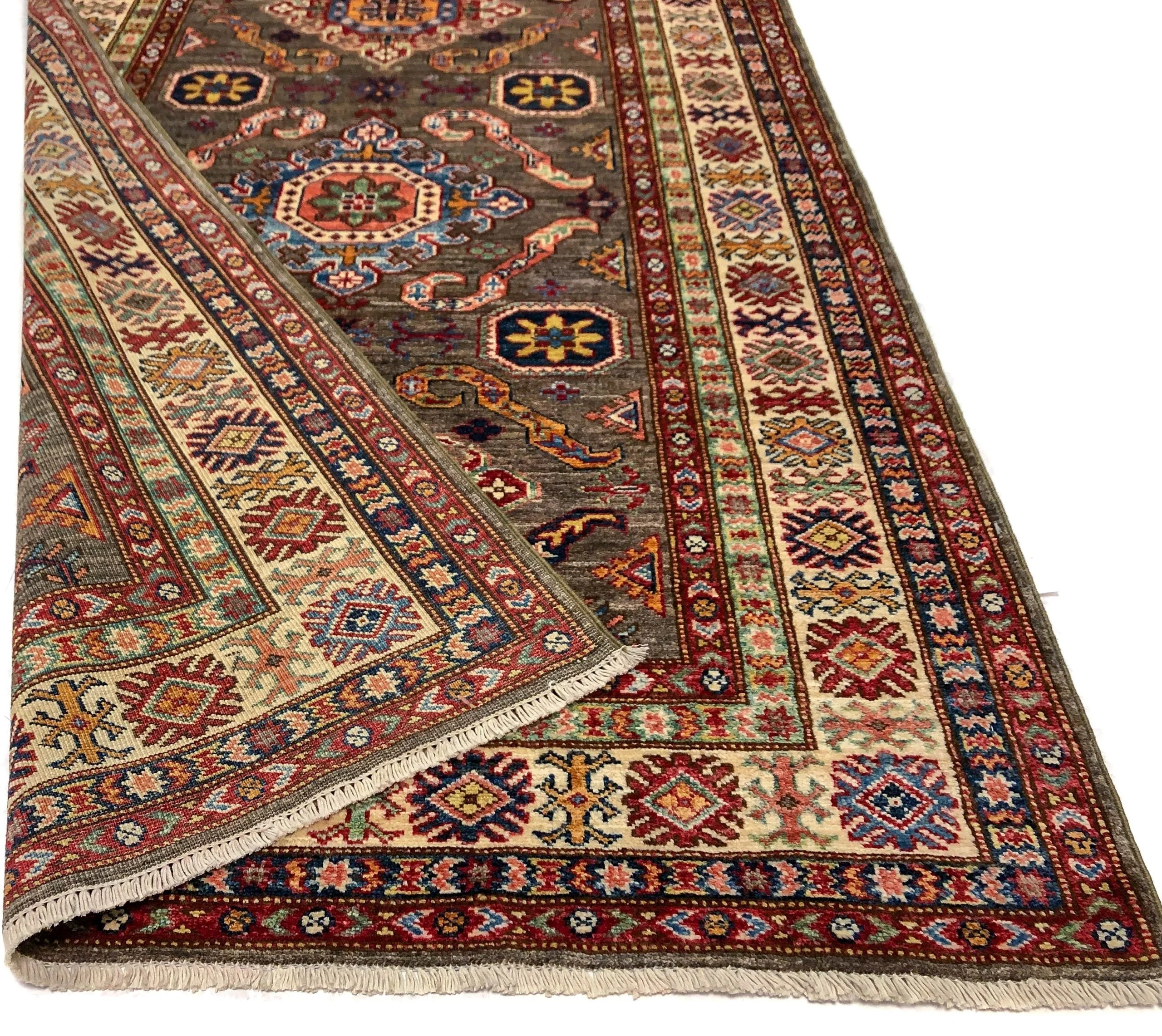 Super Kazak (4x6) gray/ivory - Image 4