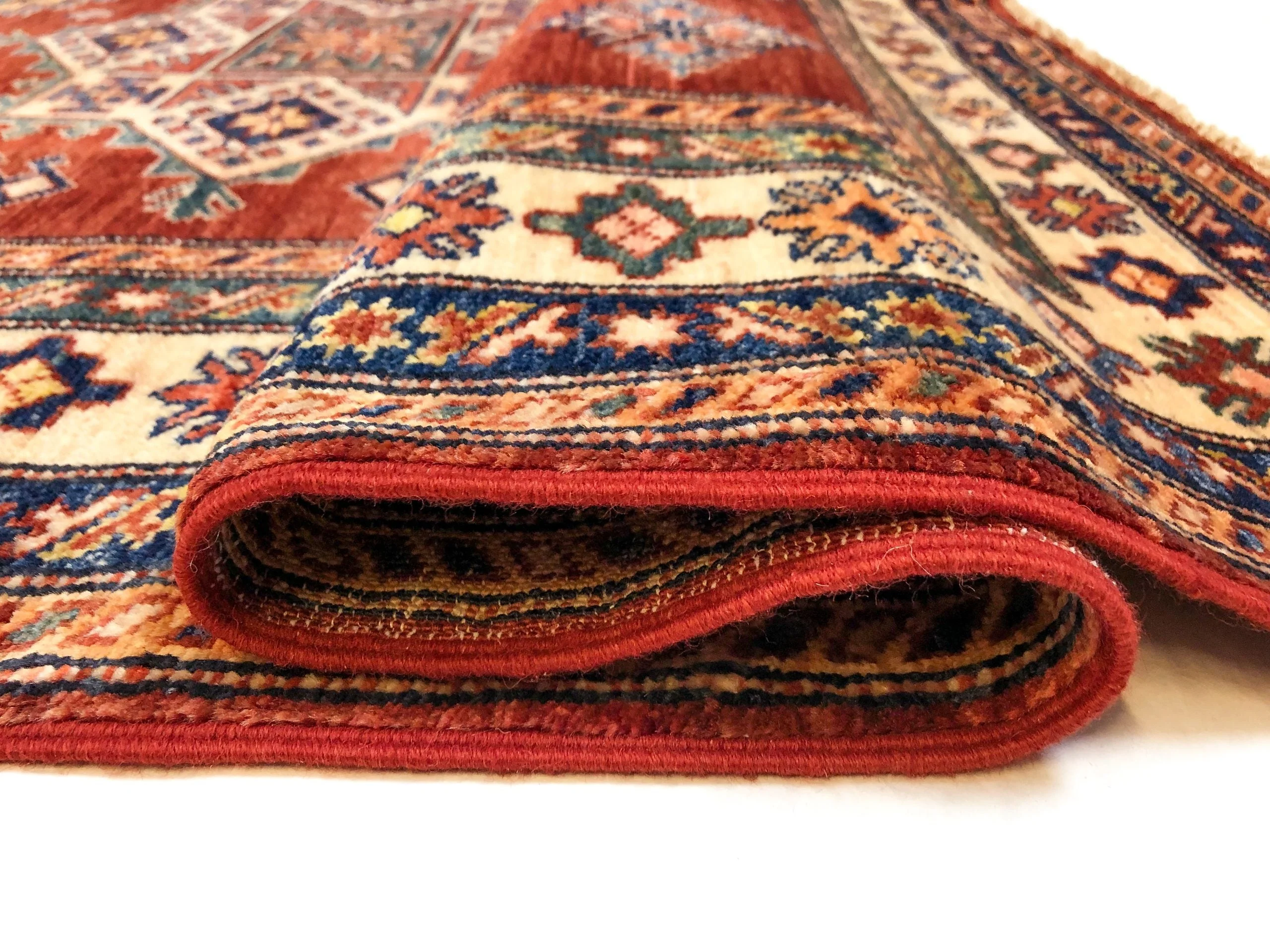 Super Kazak (4x6) red/ivory - Image 7