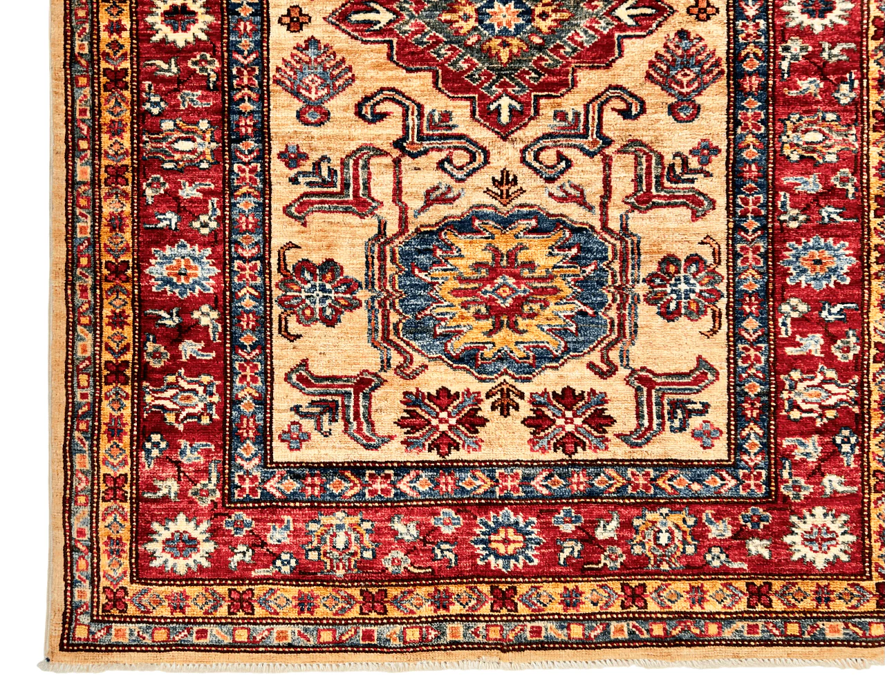 Super Kazak red/ivory 3'04"x4'08" - Image 2